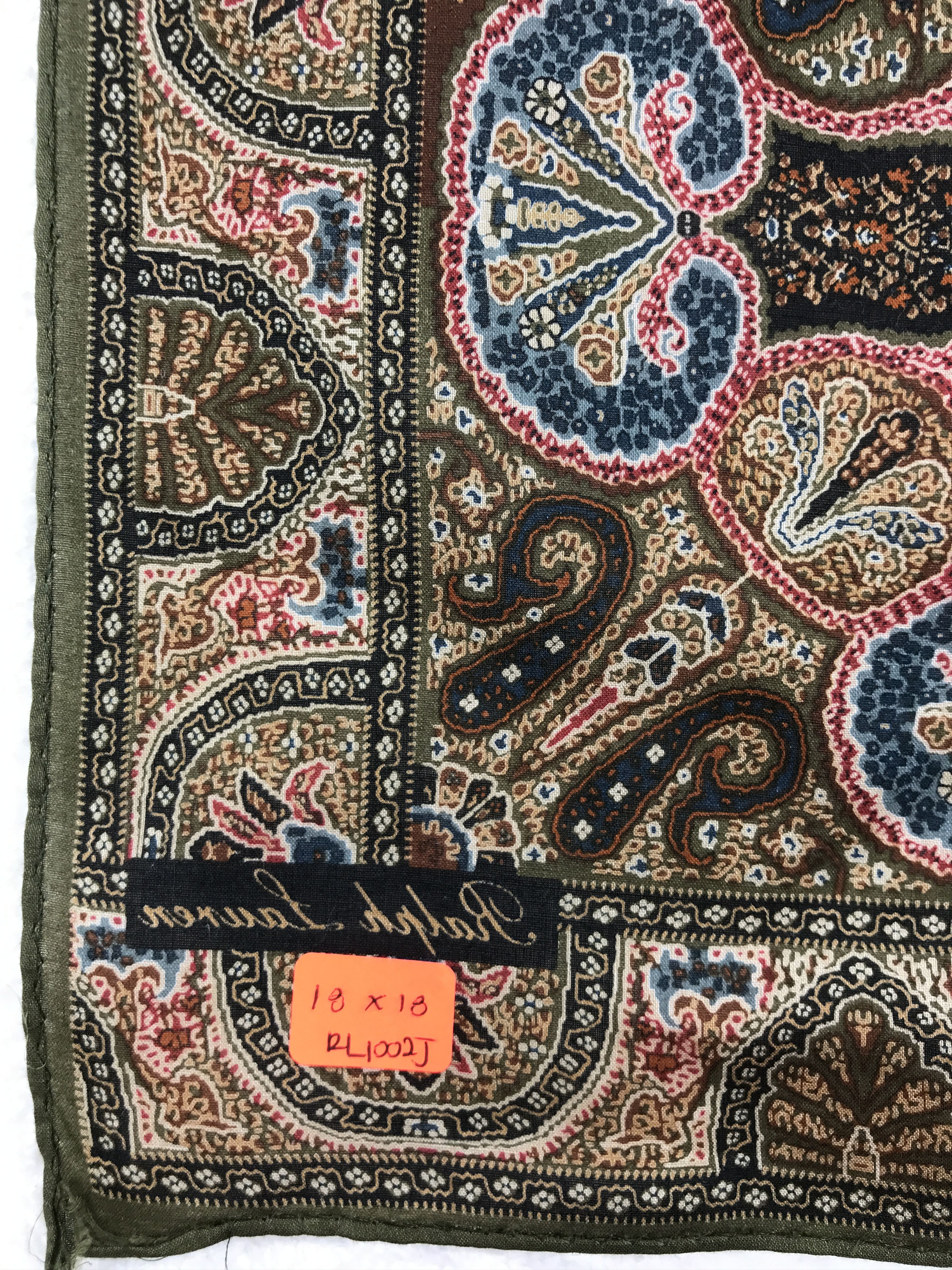 Designer × Ralph Lauren × Vintage Vintage Ralph Lauren Bandana Neckerchief Handkerchief Size ONE SIZE - 5 Thumbnail
