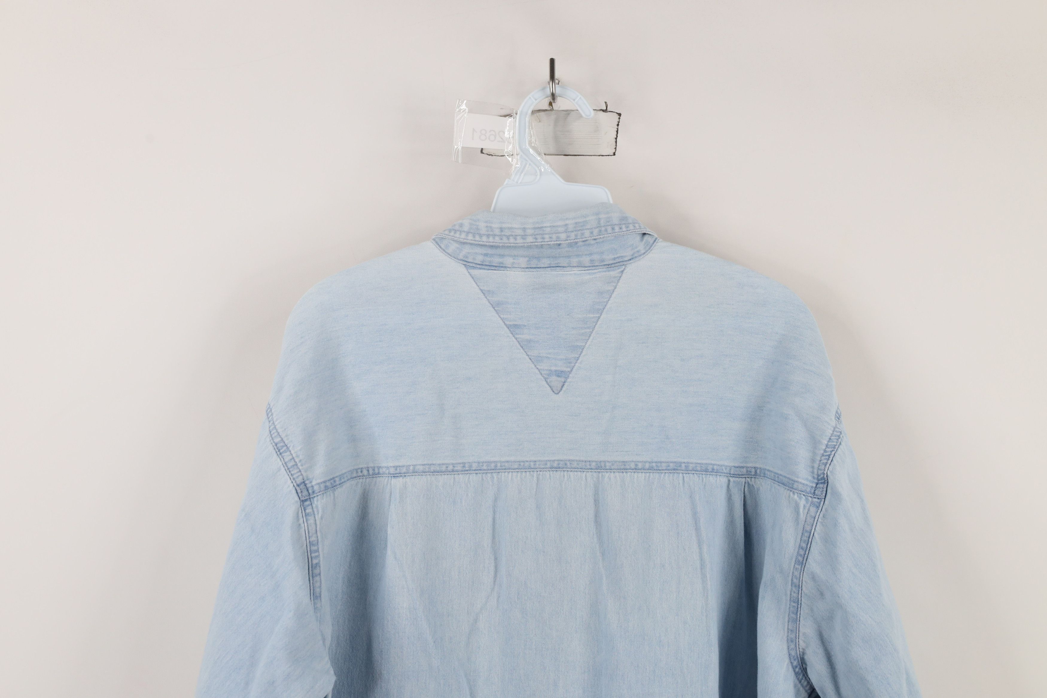 Vintage Vintage 90s Ohio State University Denim Jean Button Shirt Size US M / EU 48-50 / 2 - 13 Thumbnail