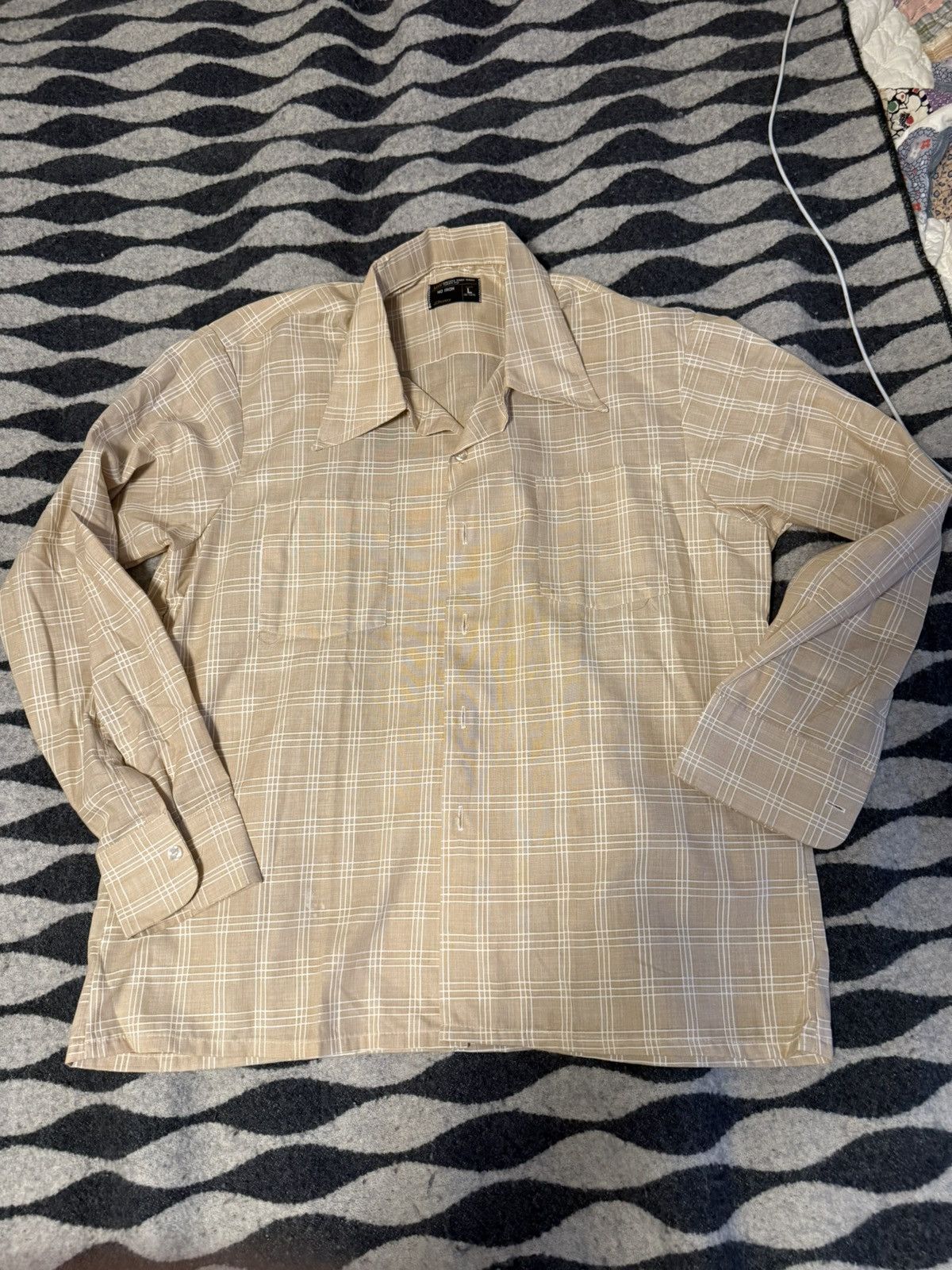 Vintage 70s camp collar striped jcp button up Size US L / EU 52-54 / 3 - 1 Thumbnail