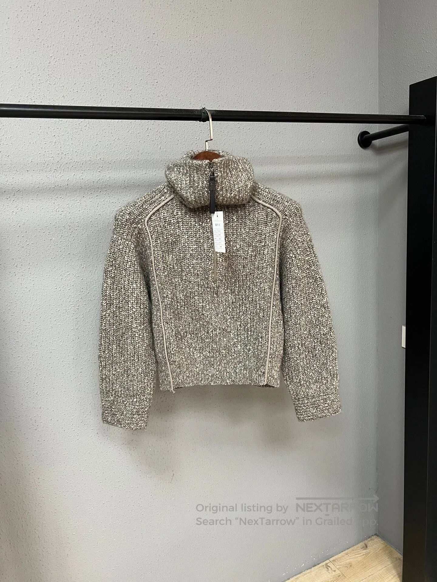 Brunello Cucinelli vintage collared knitted sweater by brunello cucinelli. Size XS / US 0-2 / IT 36-38 - 1 Thumbnail