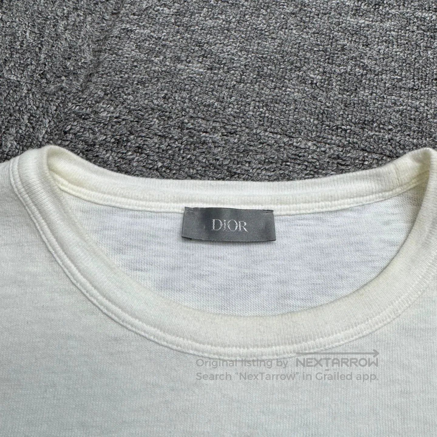 Dior White Short Sleeve Graphic T-Shirt. Size US L / EU 52-54 / 3 - 3 Thumbnail
