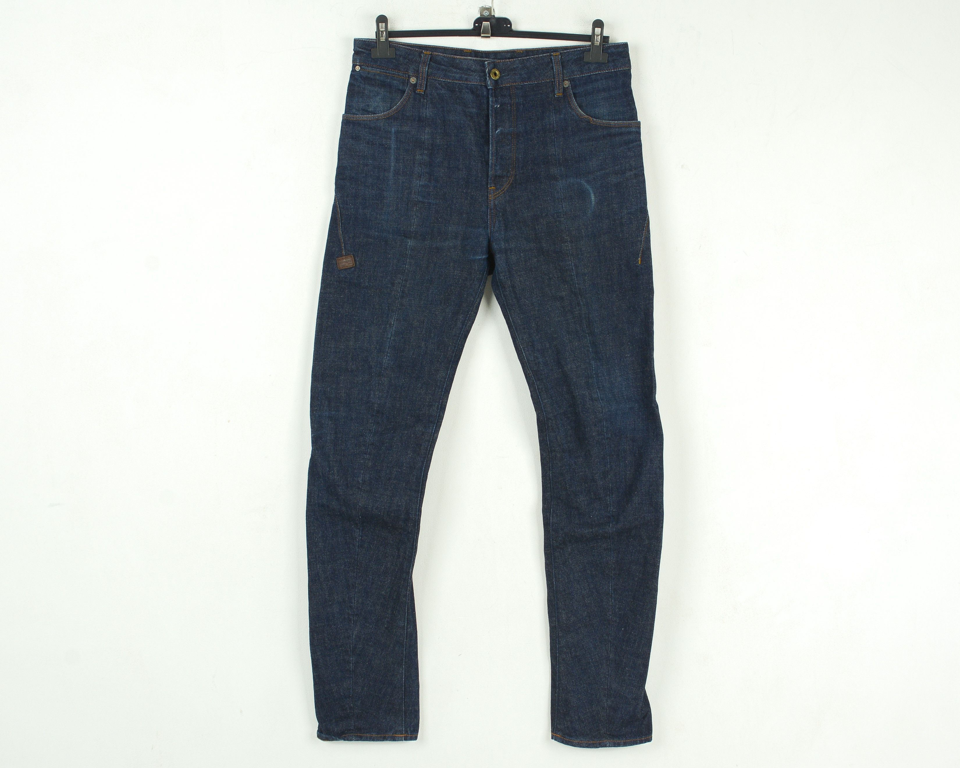 G-Star Lanc Jeans Tapered Denim Pants Trousers Blue Button Fly Size US 31 - 1 Thumbnail