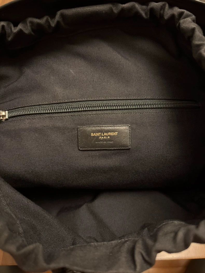 Saint Laurent Paris Saint Laurent Paris 14fw split leather drawstring canvas b Size ONE SIZE - 5 Thumbnail