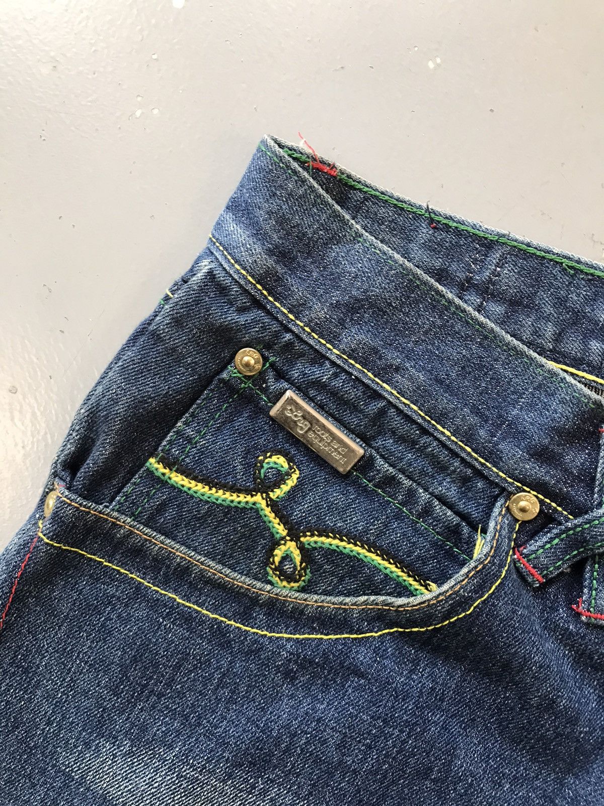 LRG × Vintage Vintage LRG crazy sunset embroidered denim Size US 38 / EU 54 - 7 Thumbnail