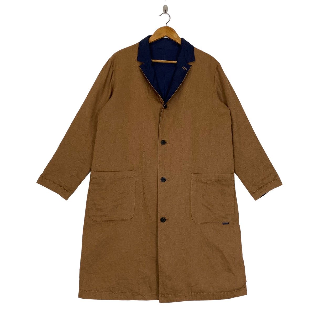Issey Miyake ✨Issey Miyake Plantation reversible long coat Size US M / EU 48-50 / 2 - 4 Thumbnail