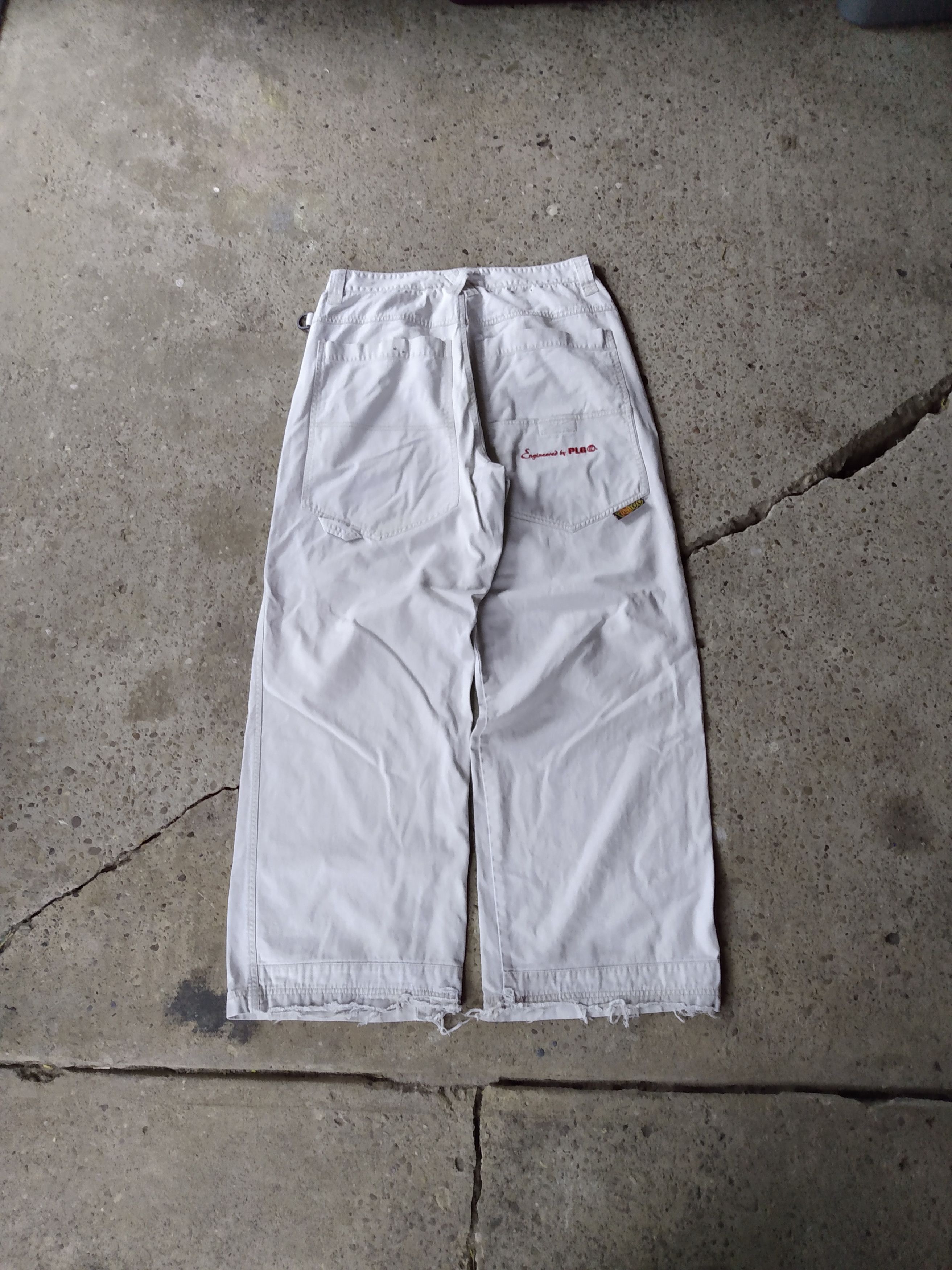 image of Crazy Baggy Vintage Y2K Plugg Jnco Wide Leg Skater Khakis, Men's (Size 34)
