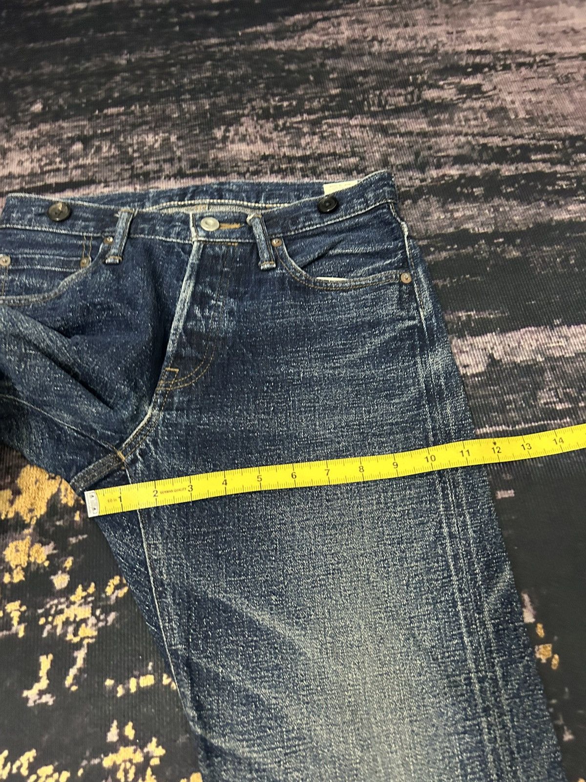 Nigel Cabourn Nigel Carbourn Distressed Selvedge Jeans Size 28" / US 6 / IT 42 - 17 Thumbnail