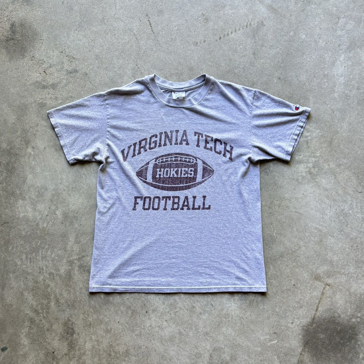 Champion vintage Y2K VIRGINIA TECH HOKIES UNIVERSITY Football t-shirt Size US M / EU 48-50 / 2 - 5 Thumbnail