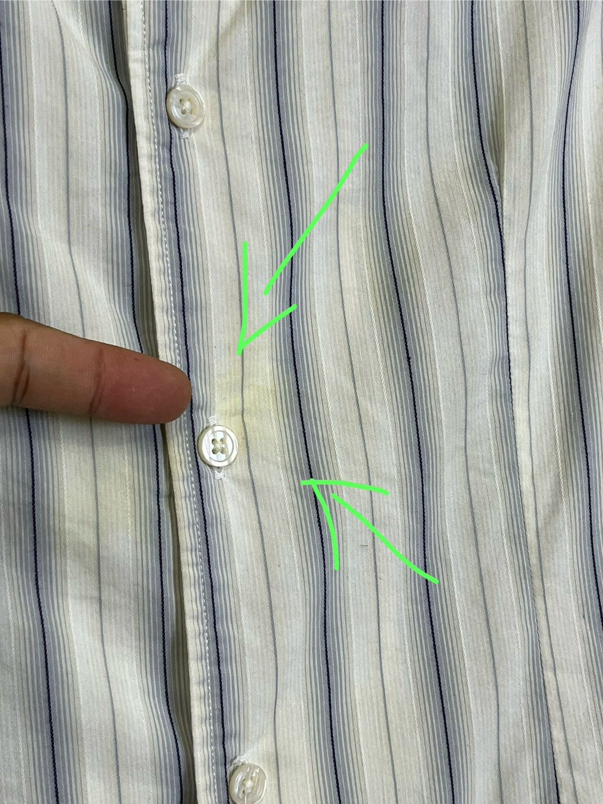 Tornado Mart VINTAGE TORNADO MART STRIPES BUTTON UPS SHIRT Size US S / EU 44-46 / 1 - 9 Thumbnail