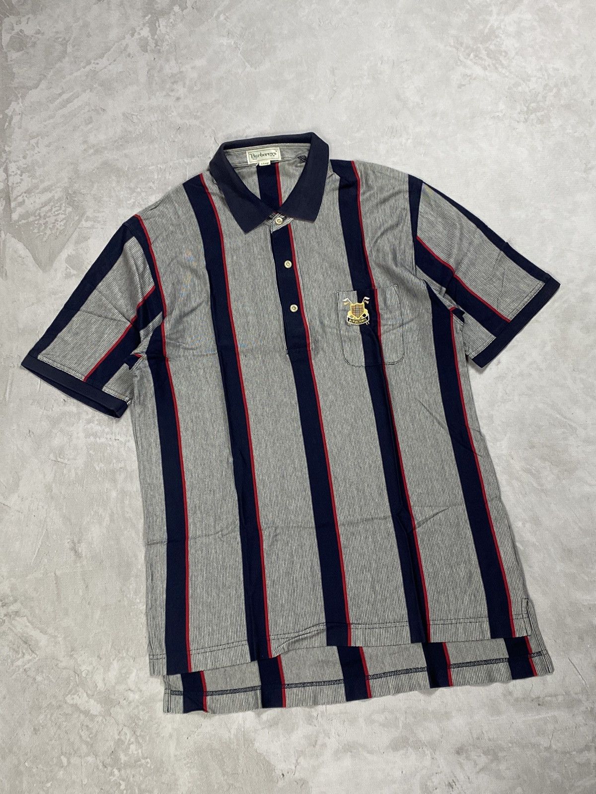 Burberry Vintage Burberrys Polo Shirt Size US L / EU 52-54 / 3 - 5 Thumbnail