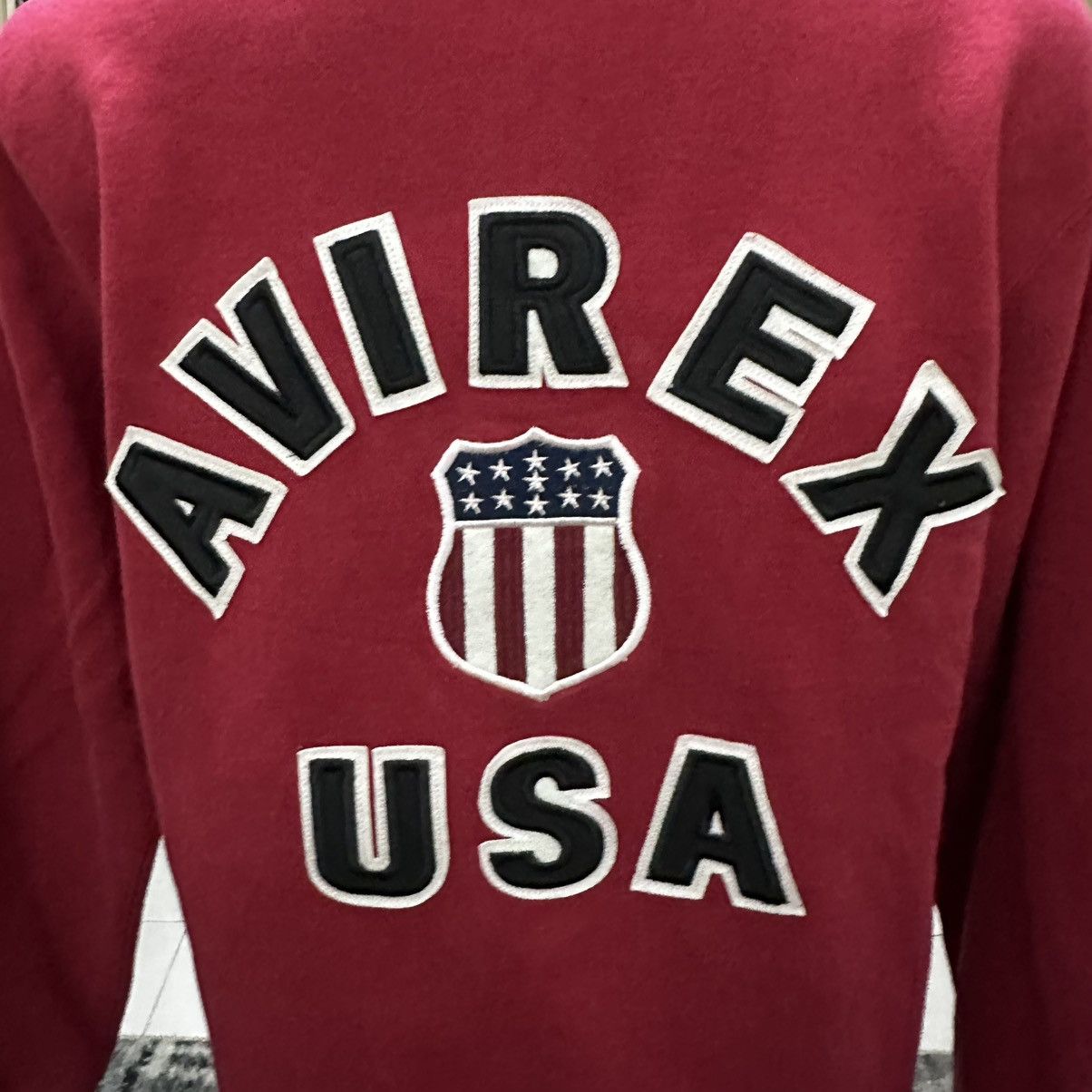 Avirex Vintage Avirex Big Logo Hoodie Size US XL / EU 56 / 4 - 3 Thumbnail