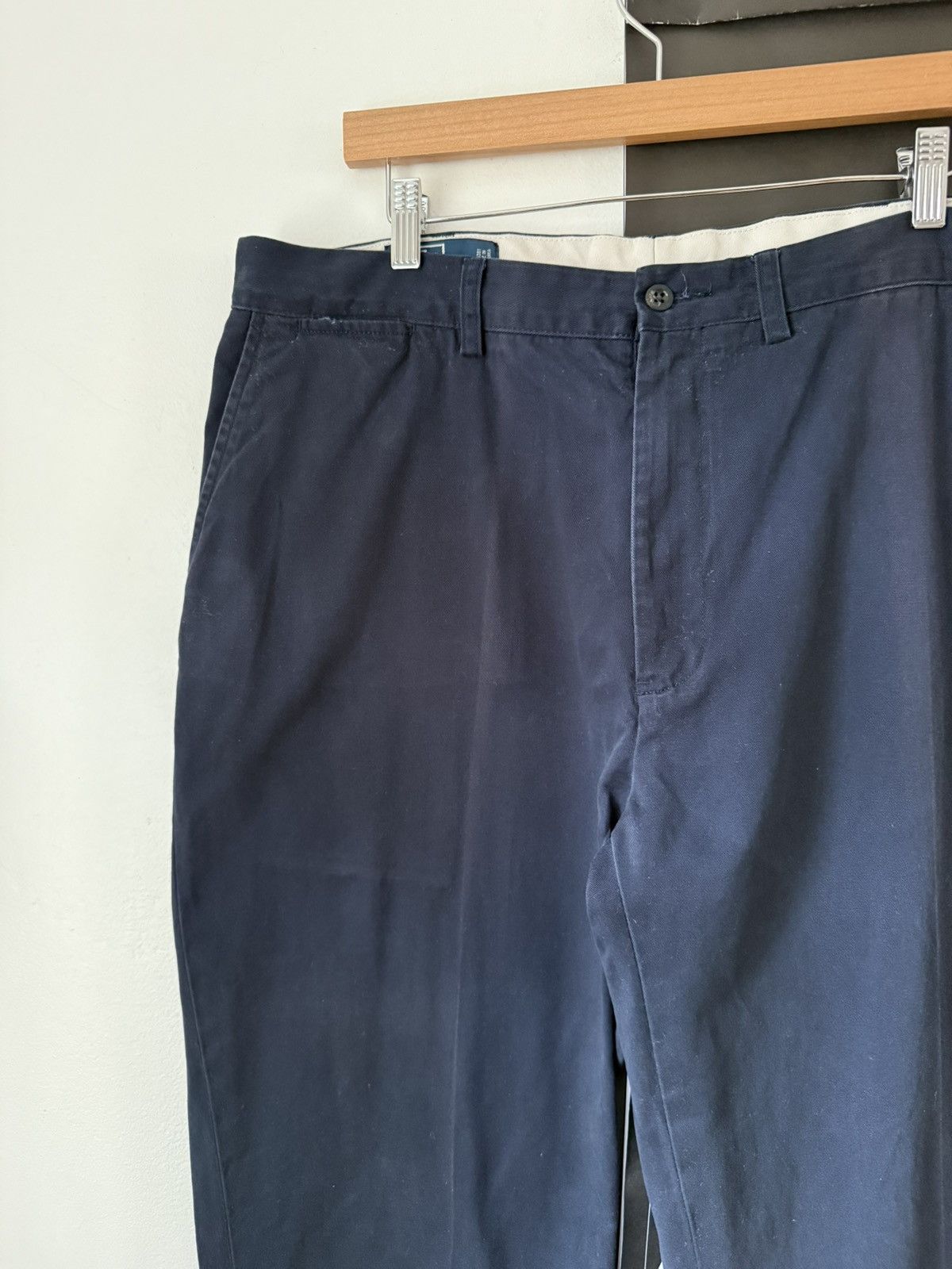 Polo Ralph Lauren Vintage 00s Navy Prospect Pant Chino 100% Cotton Size US 38 / EU 54 - 4 Thumbnail