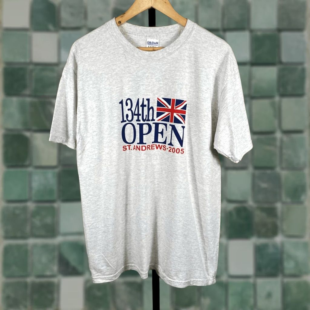 Gildan Gildan Activewear T-Shirt Men Heather Gray 134th British Open Championship 2005 Large Size US L / EU 52-54 / 3 - 1 Thumbnail