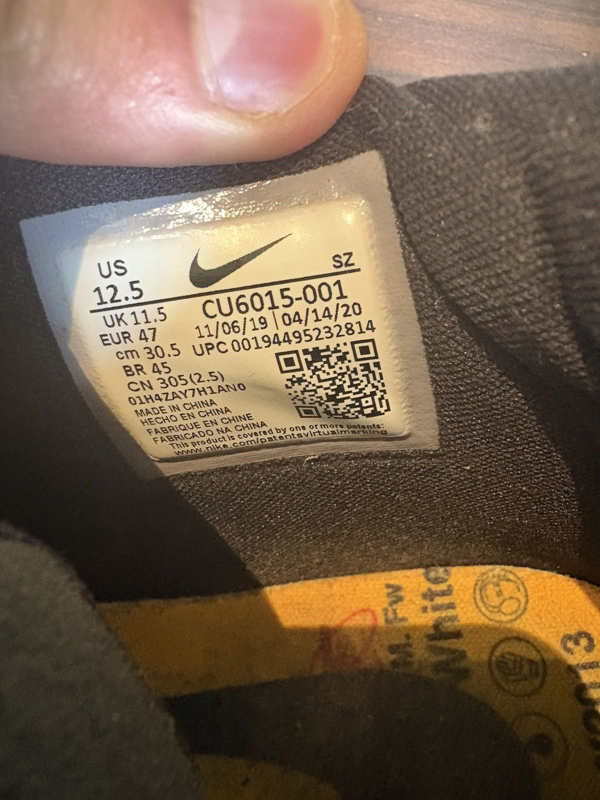 Nike × Off-White Off-White x Air Rubber Dunk 'Green Strike' Size US 12.5 / EU 45-46 - 8 Thumbnail
