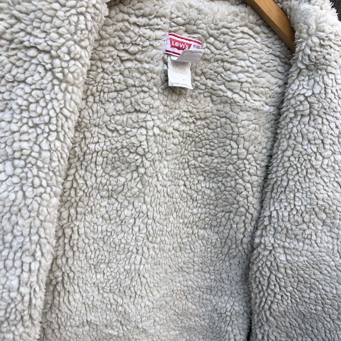 Levi's Vintage Levis Orange Tab Sherpa Lined Denim Trucker Jacket 🇺🇸 Size US L / EU 52-54 / 3 - 18 Thumbnail