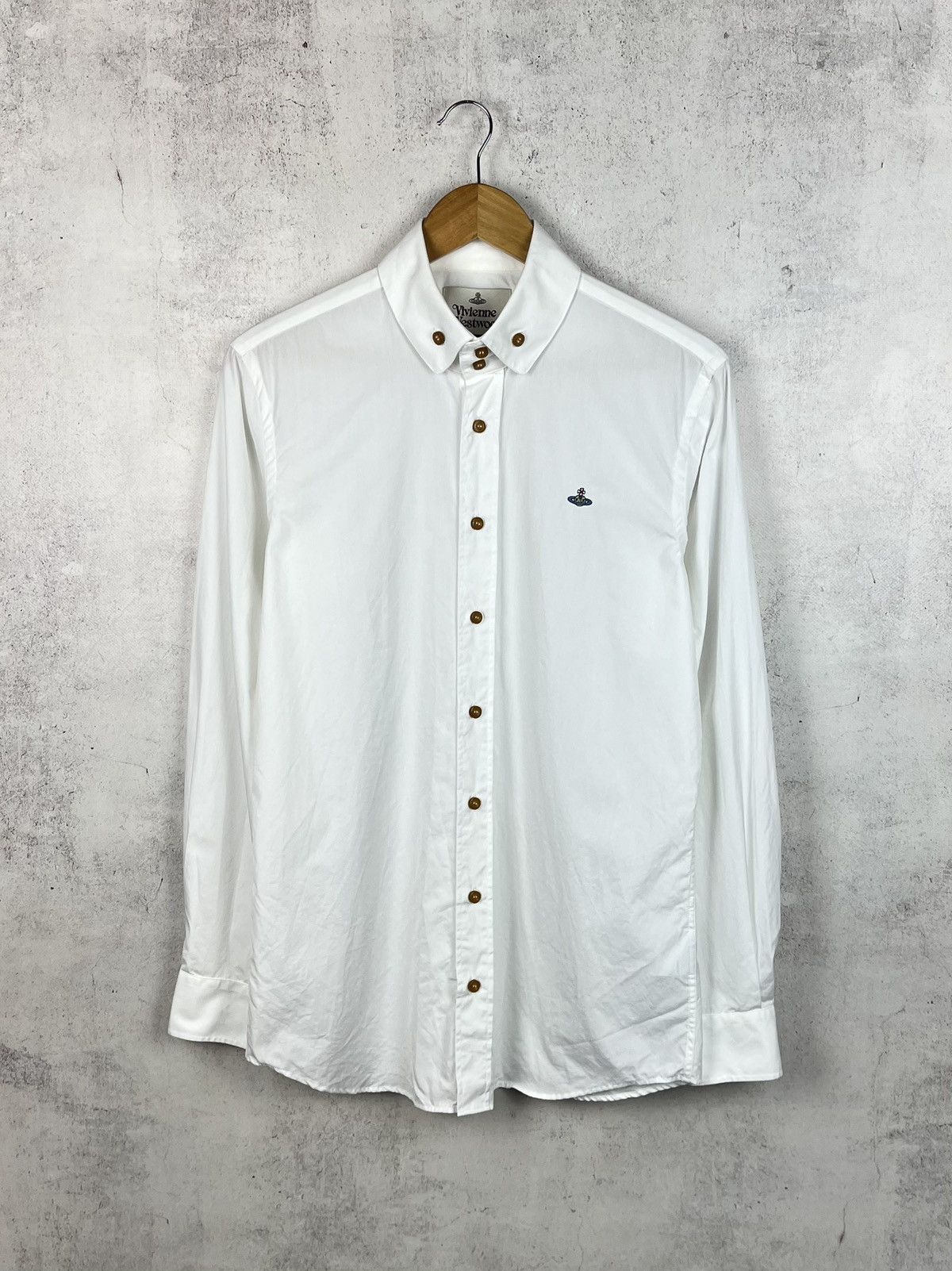 Vivienne Westwood Vivienne Westwood Luxury White Shirt Rare Retro Hype Y2K Size US M / EU 48-50 / 2 - 1 Thumbnail