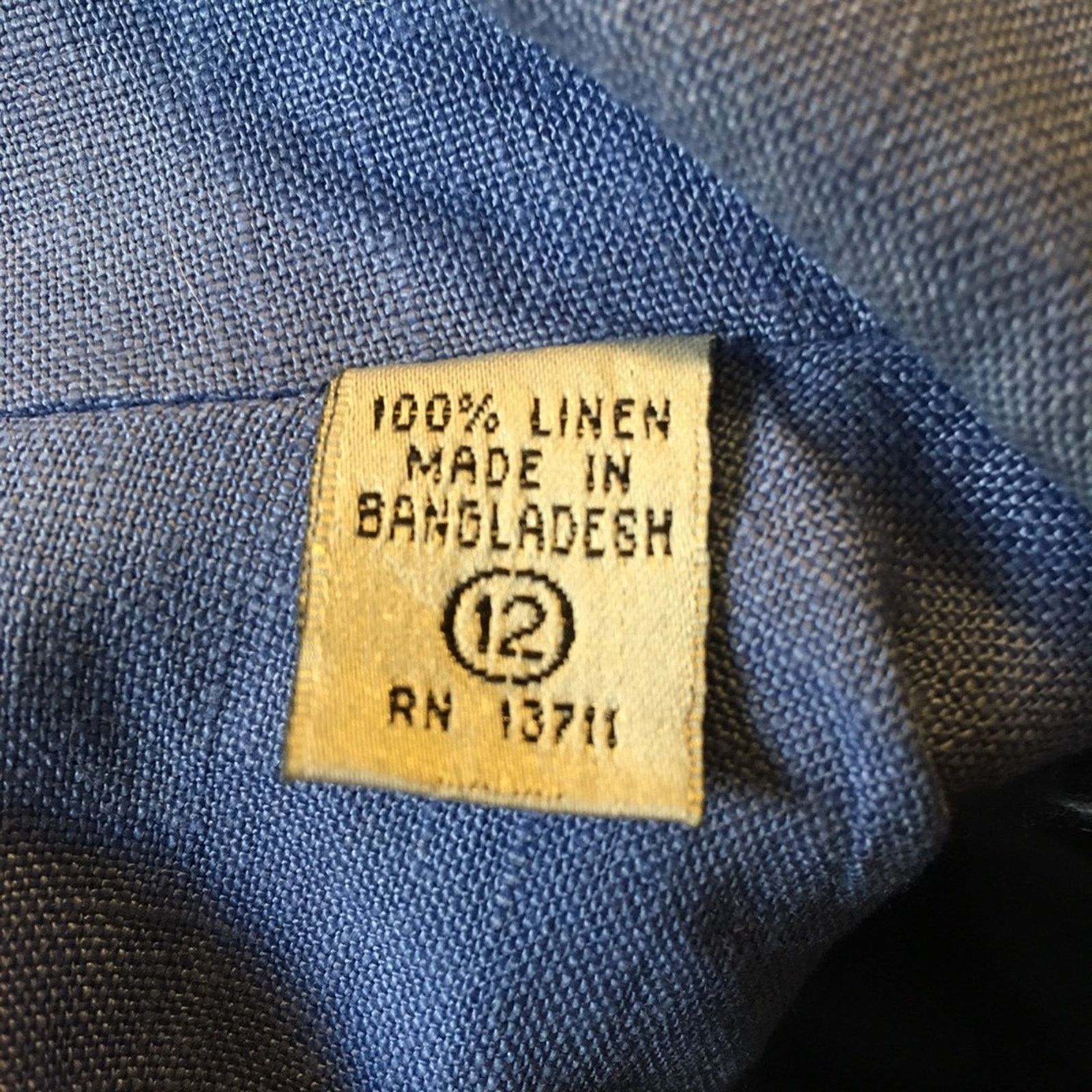 Vintage Vintage 90s Amanda Smith slate blue linen suit Size XL / US 12-14 / IT 48-50 - 8 Thumbnail