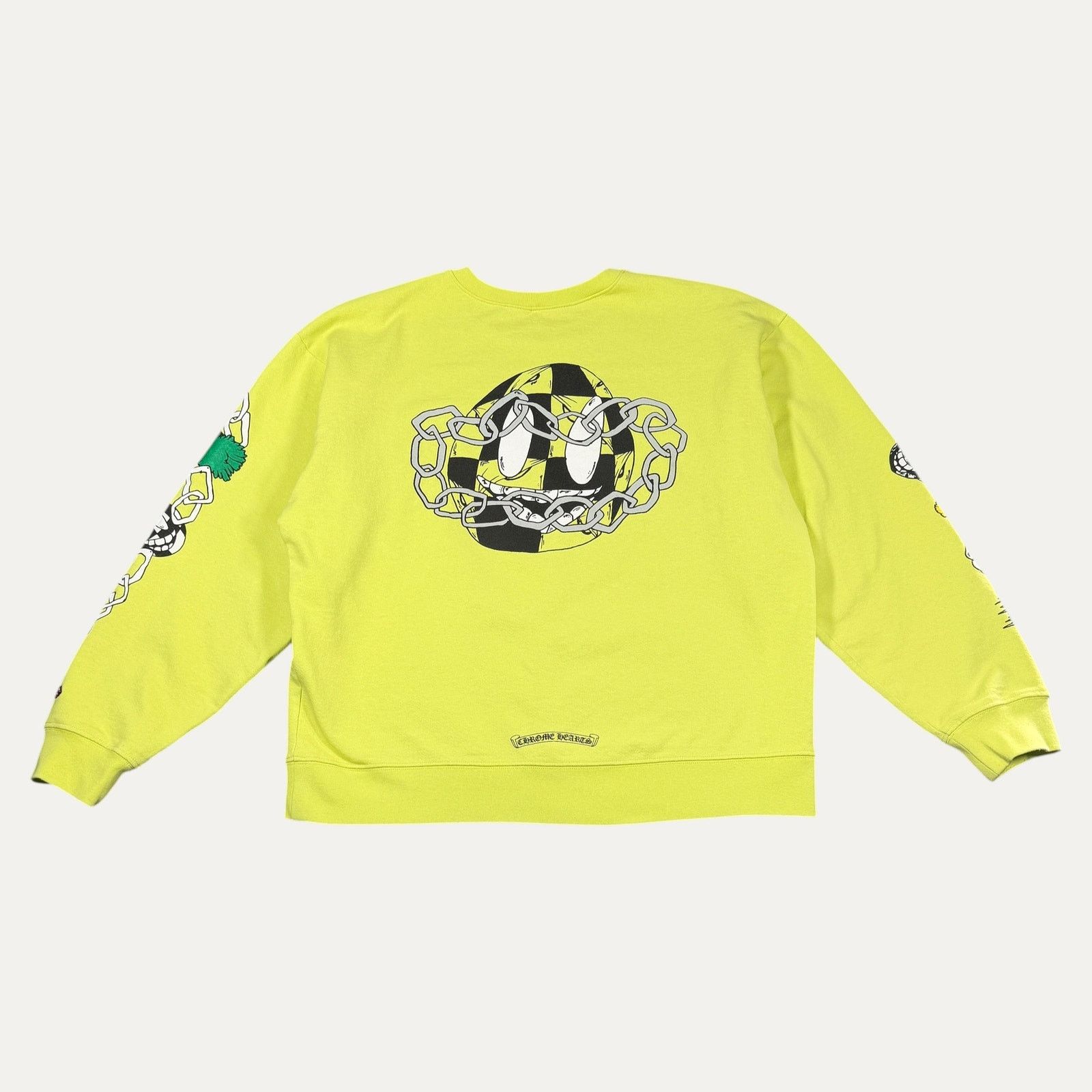 Chrome Hearts Chrome Hearts Matty Boy Green Chainlink Sweatshirt Size US XL / EU 56 / 4 - 2 Thumbnail