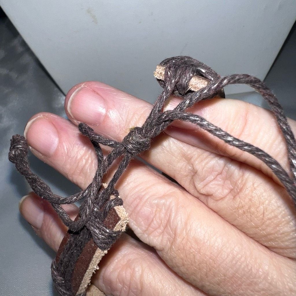 Other Leather and Silver Tone Scorpio Hand Made Bracelet Size ONE SIZE - 5 Thumbnail