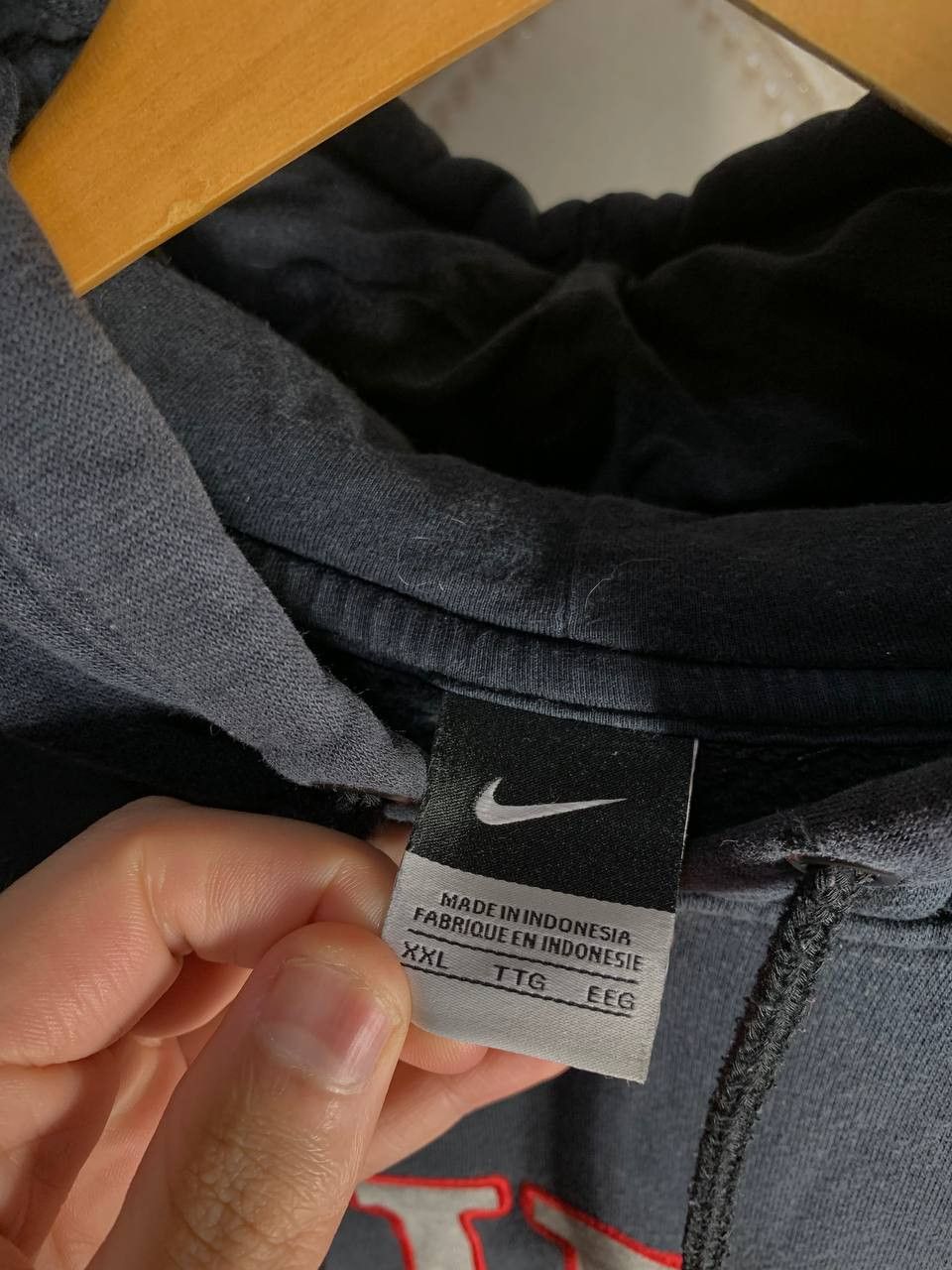 Nike Vintage Nike Big Logo Retro Hoodie Drill Swoosh Y2K 90s Size US XXL / EU 58 / 5 - 3 Thumbnail