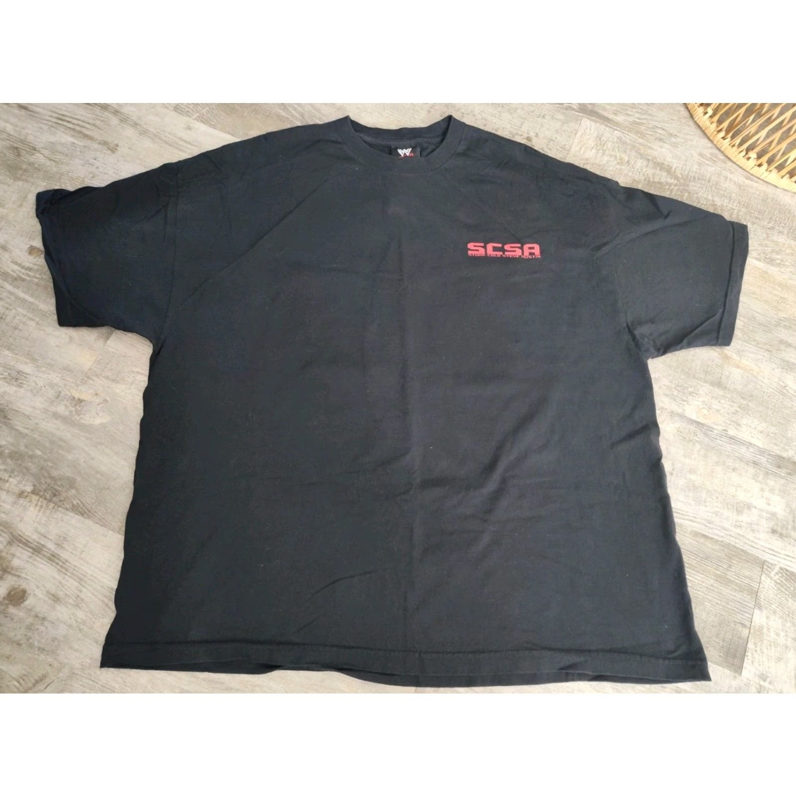 Vintage VINTAGE WWE Stone Cold Steve Austin T Shirt Mens 3XL 90s Wrestling Graphic Print Black Size US XXL / EU 58 / 5 - 3 Thumbnail