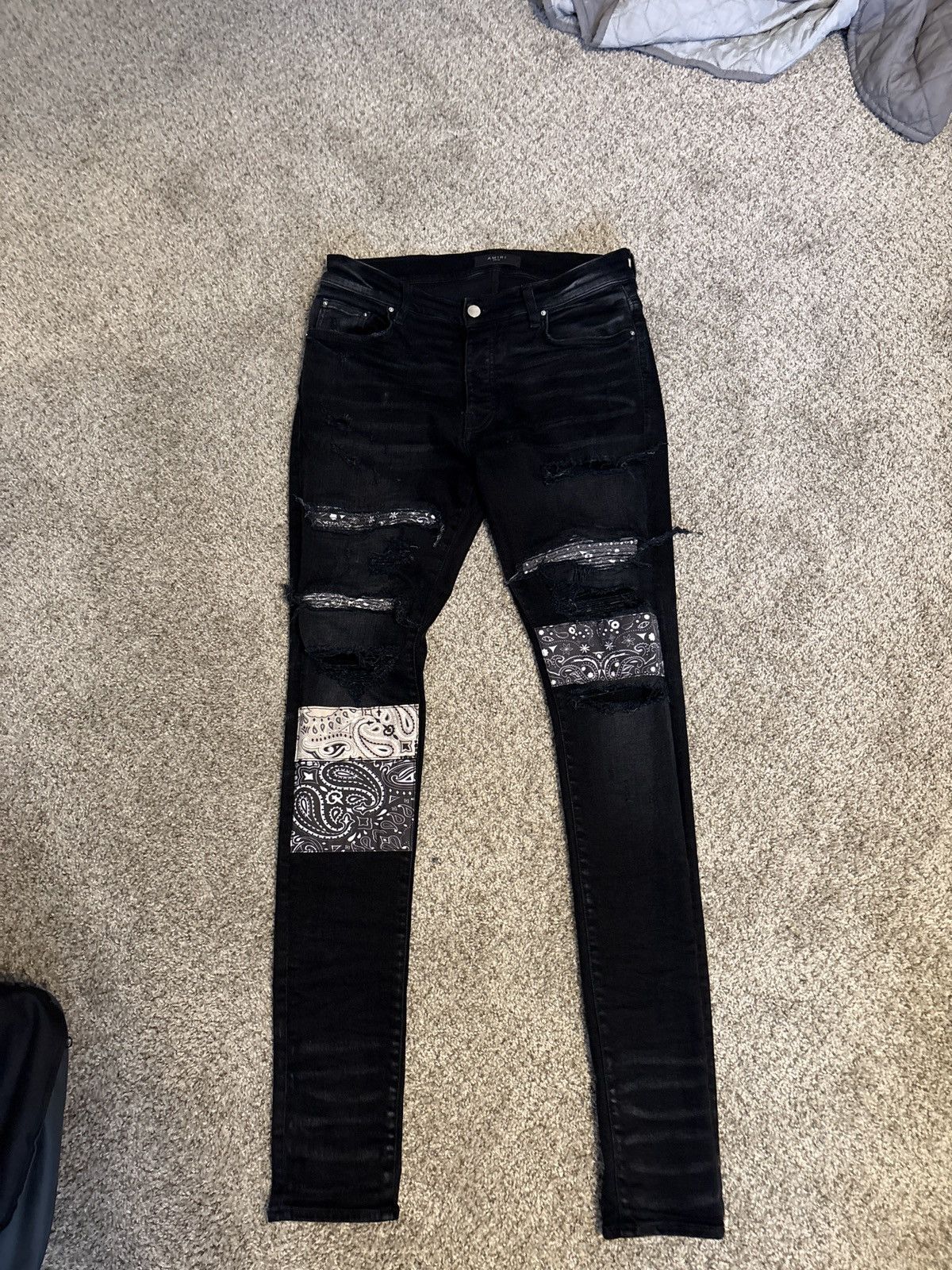 Amiri amiri bandana mx1 Size US 32 / EU 48 - 2 Thumbnail