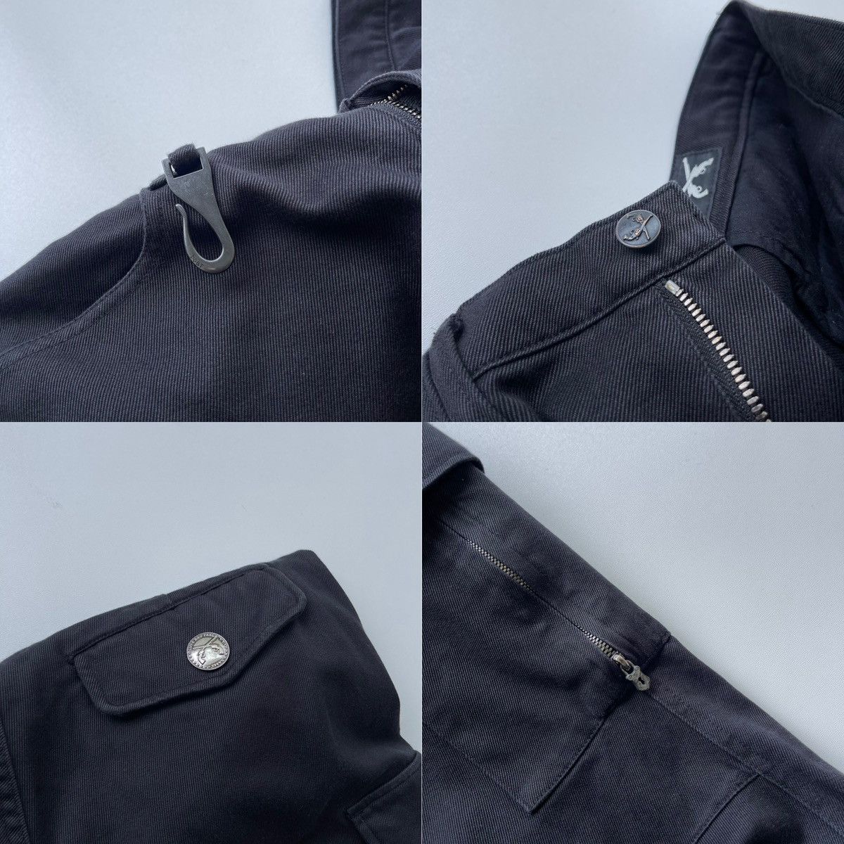 roarguns Roarguns Cotton Pocket Cargo Pants Black Made in Japan Size US 32 / EU 48 - 8 Thumbnail