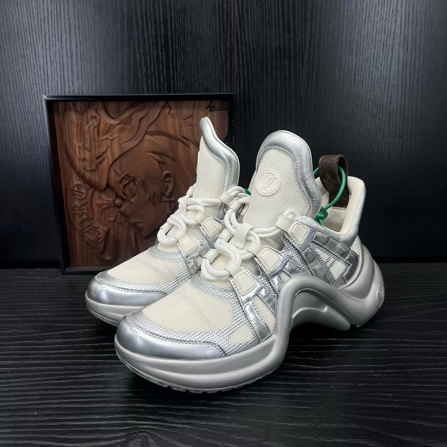 Louis Vuitton LV Archlight Silver/White 36.5 Original Box Size US 6 / IT 36 - 1 Thumbnail
