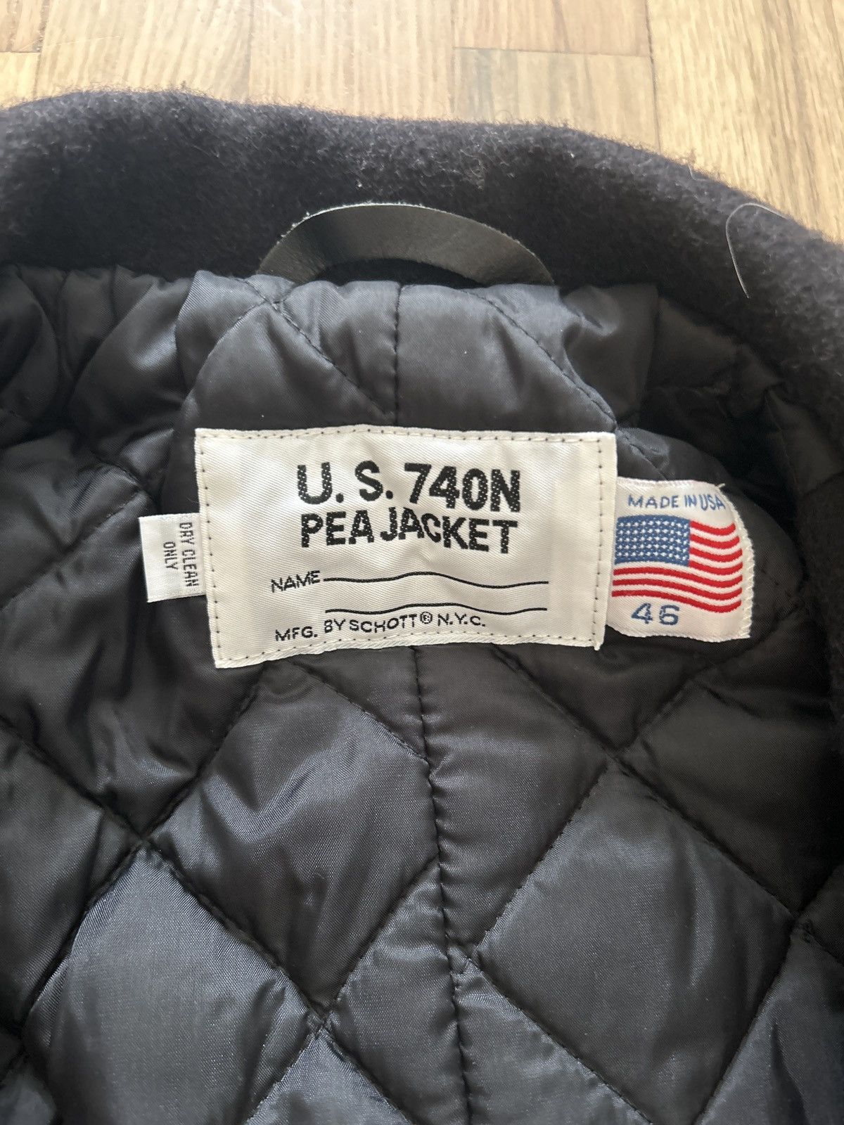 Schott Schott US Navy 740N Peacoat Size US M / EU 48-50 / 2 - 4 Thumbnail
