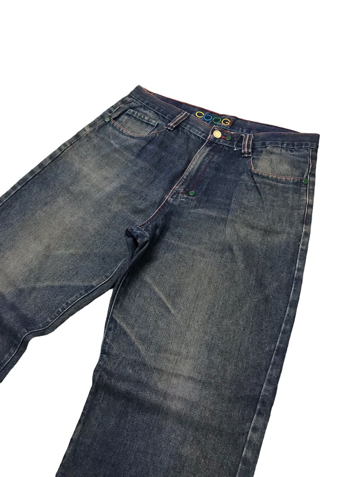 Coogi 🔥🔥VERY RARE🔥🔥 Y2k Coogi Embroidered Baggy Skater Jeans Size US 36 / EU 52 - 4 Thumbnail