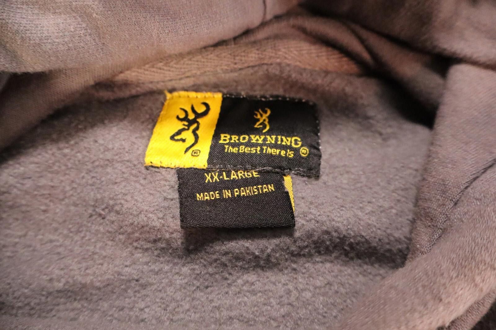 Designer Browning Hoodie XXL Hot Pink Front Deer Logo Camo Lined Hood Size XXL / US 16-18 / IT 52-54 - 5 Thumbnail