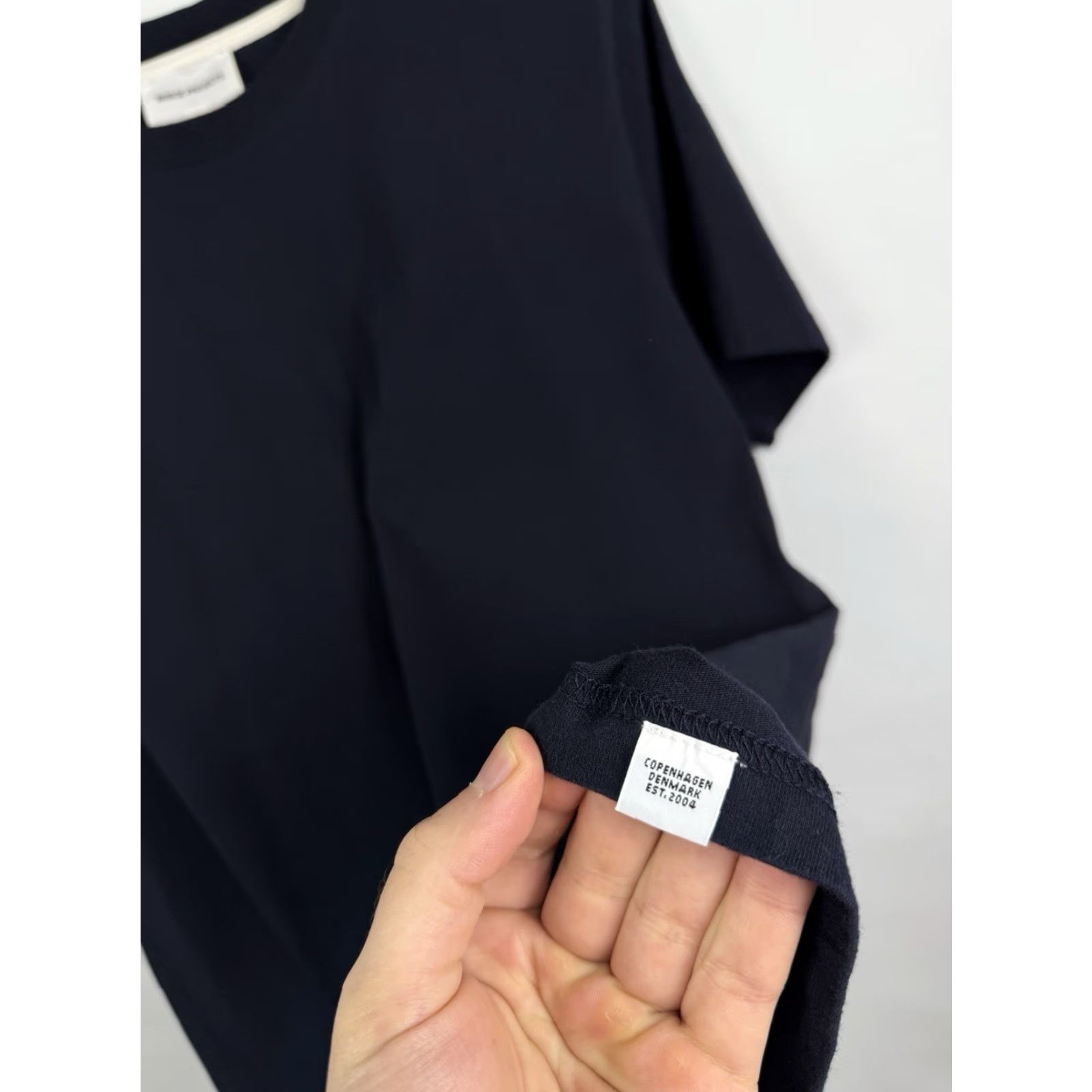 Norse Projects Norse Projects Niels Standard SS T-Shirt Dark Blue L Men Size US L / EU 52-54 / 3 - 6 Thumbnail