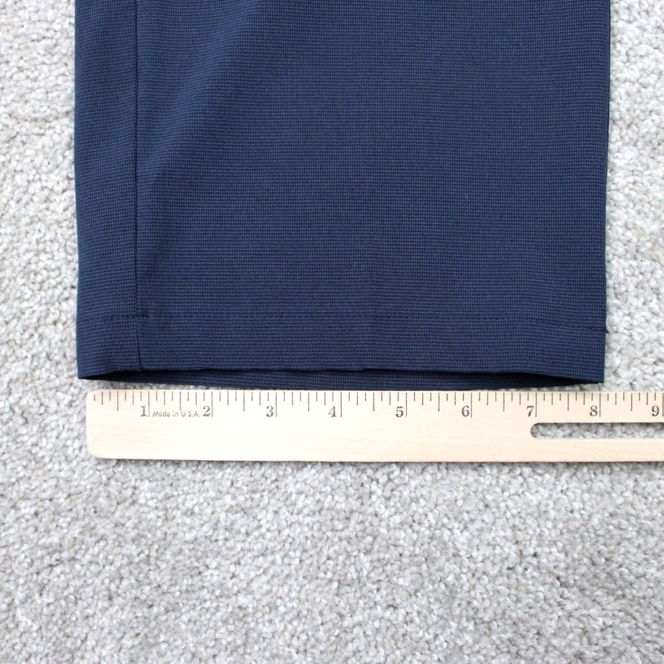 Vintage Greg Norman Pants Mens 40x30 Blue Flat Front Polyester Stretch Straight Leg Pants Size US 40 / EU 56 - 4 Thumbnail
