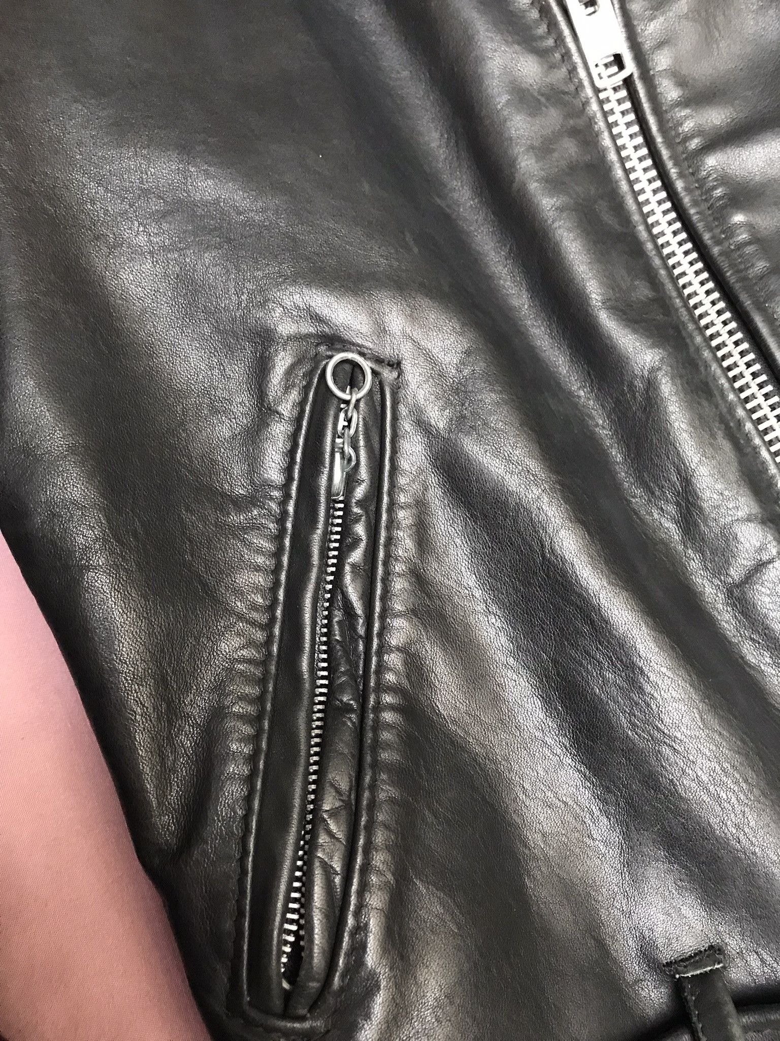 Schott SCHOTT NYC made in USA black leather perfecto nwot condition Size US S / EU 44-46 / 1 - 5 Thumbnail