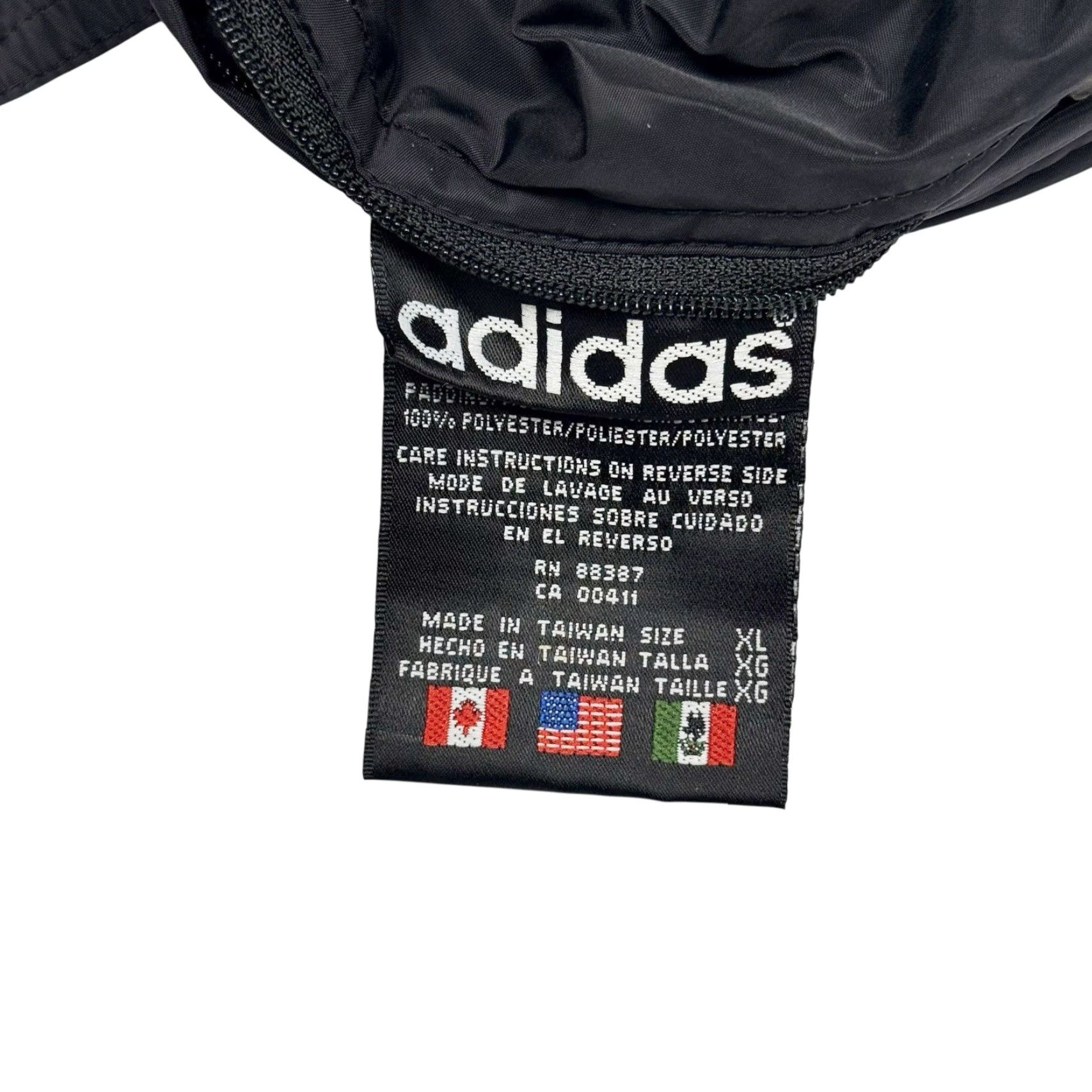 Adidas VINTAGE Adidas Trefoil Grey Hooded Parka Jacket Mens XL Size US XL / EU 56 / 4 - 8 Thumbnail