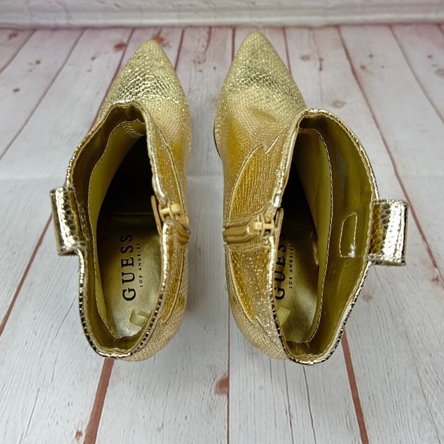 Guess Guess Metallic Gold Ankle Boots Booties Women’s Size 5 1/2 M Size US 5.5 / IT 35.5 - 7 Thumbnail