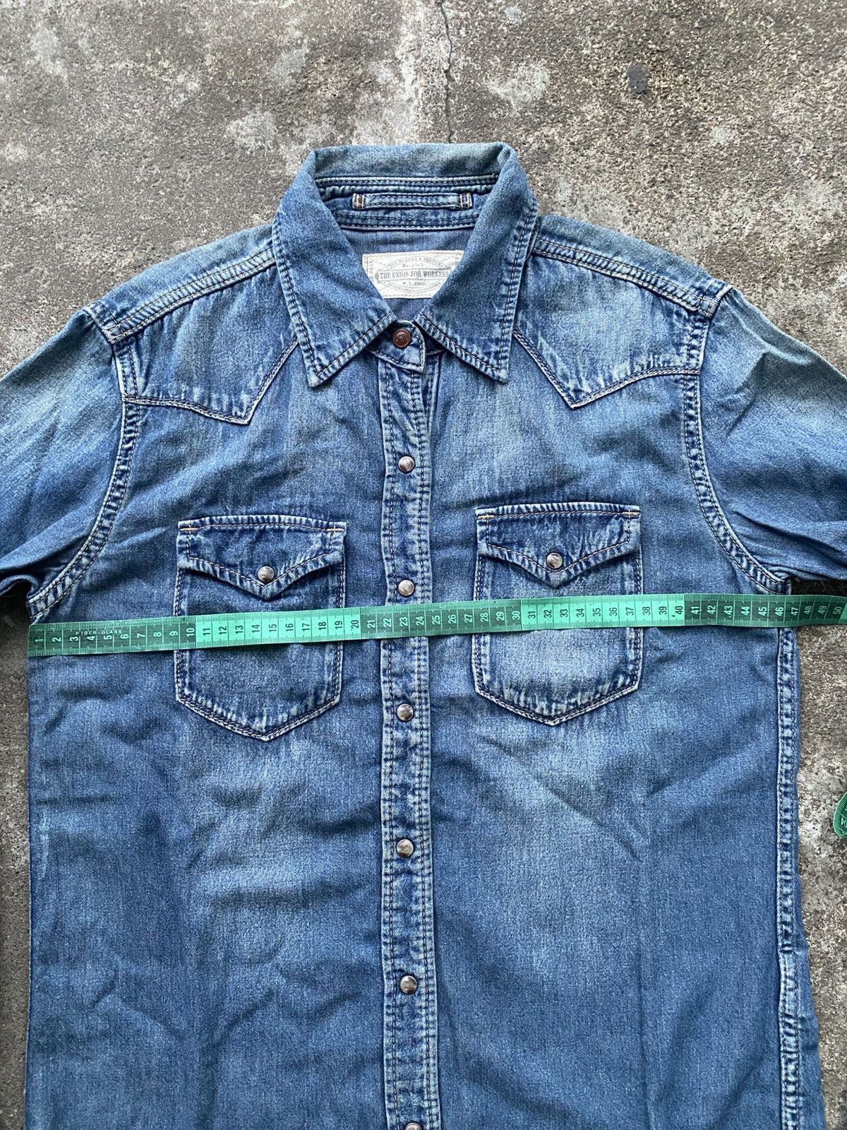 GOA G.O.A WORKER AND SUPPLY DENIM SHIRT Size US M / EU 48-50 / 2 - 10 Thumbnail