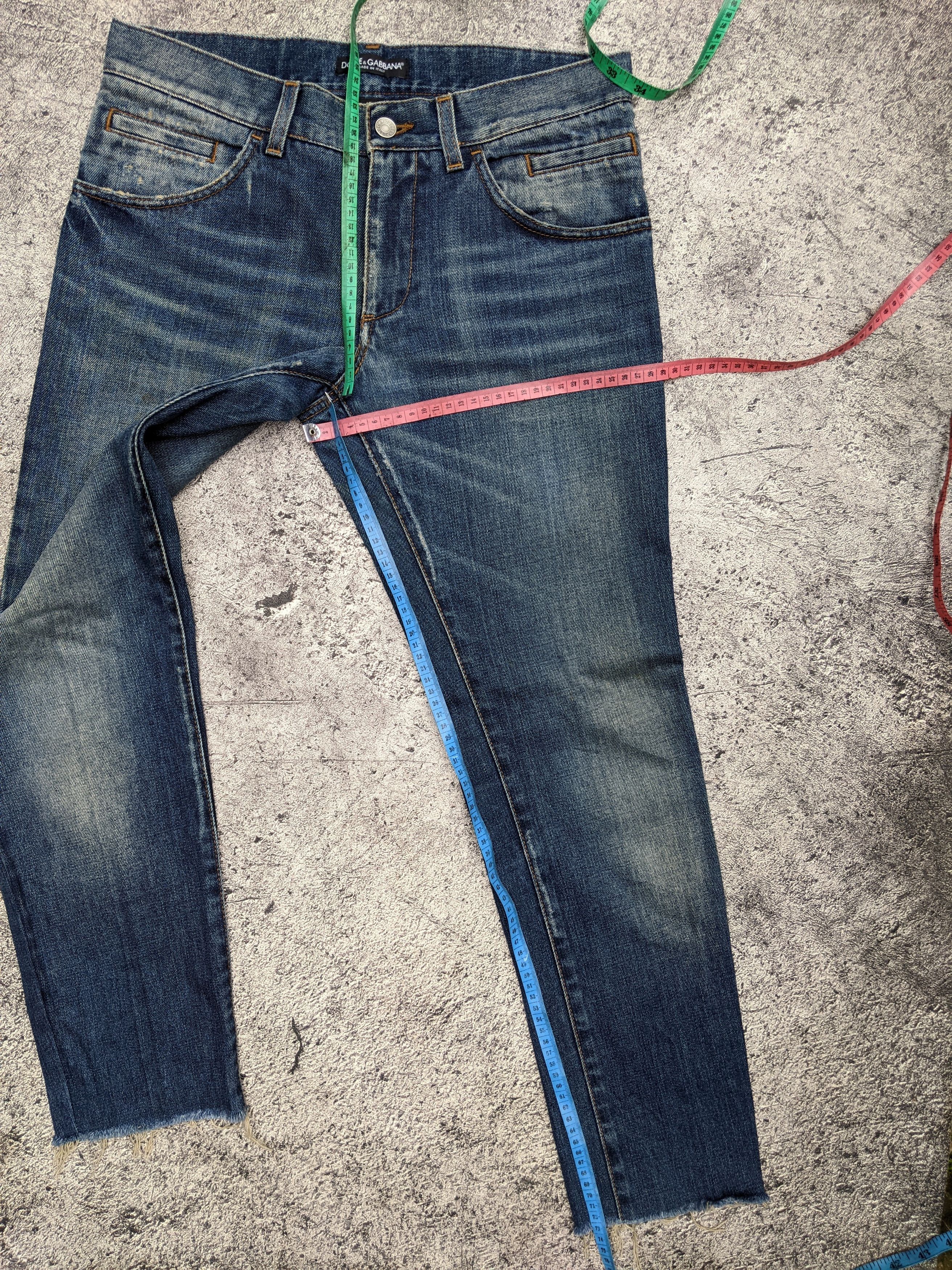 Dolce & Gabbana Dolce Gabbana Washed Denim Jeans Size US 28 / EU 44 - 13 Thumbnail