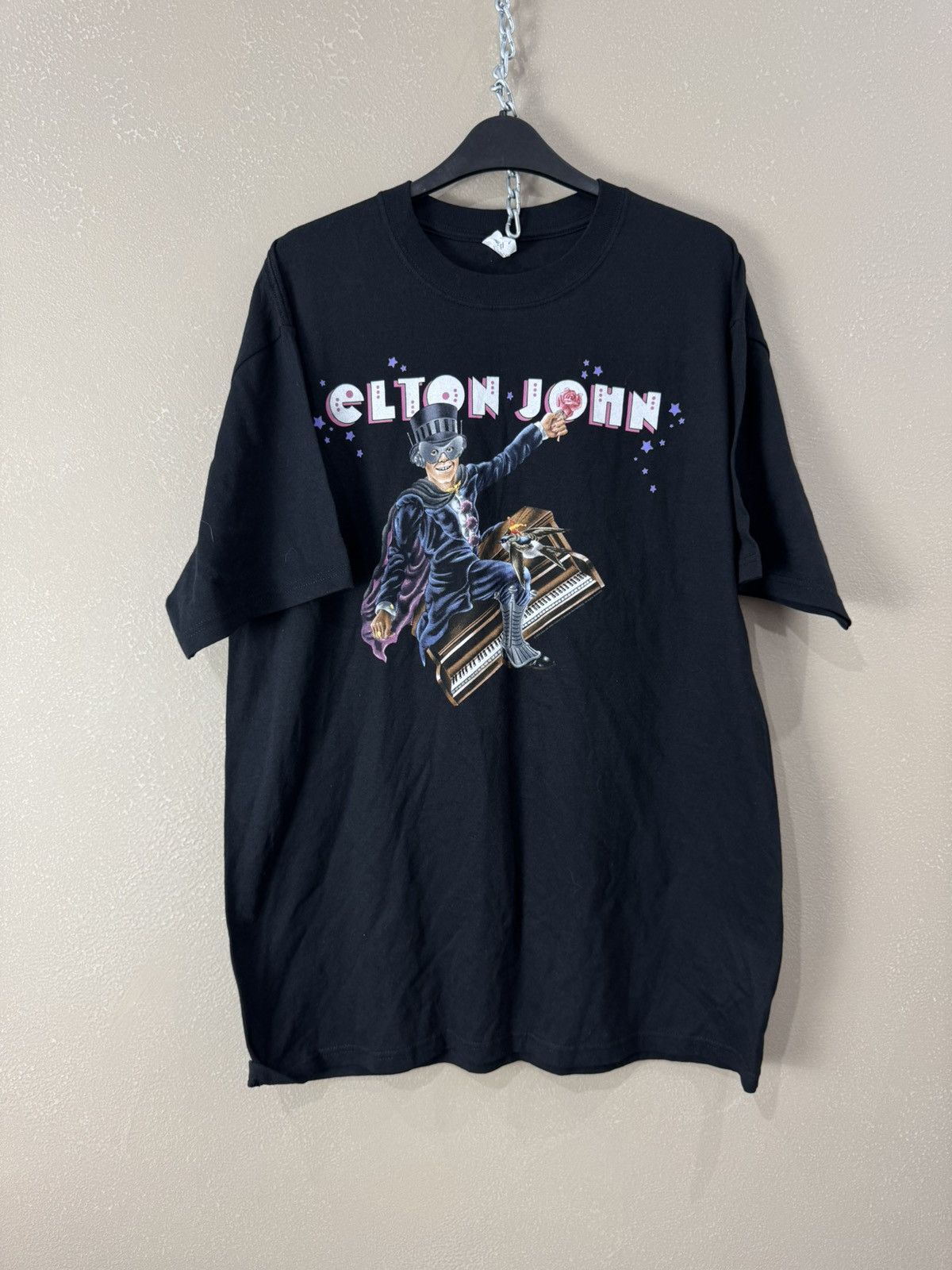 Band Tees Vintage Elton John T Shirt Rocket Man 2008 Tour XL Size US XL / EU 56 / 4 - 1 Thumbnail