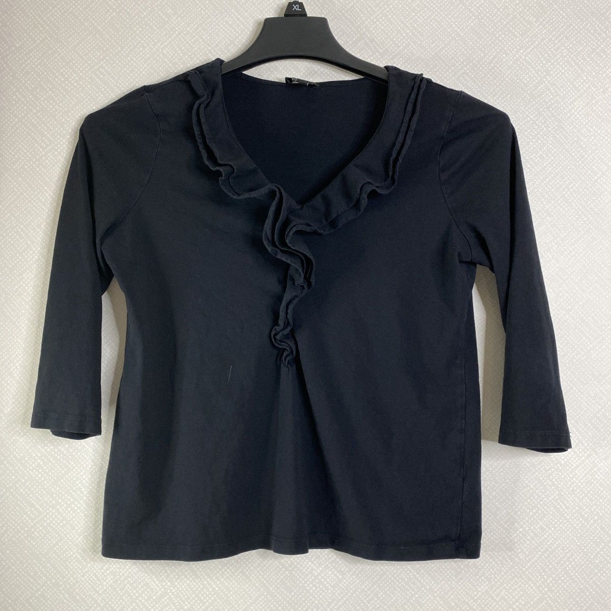 Talbots Talbots Blouse Womens Black Sz M 3/4 Sleeve Casual EUC Size M / US 6-8 / IT 42-44 - 1 Thumbnail
