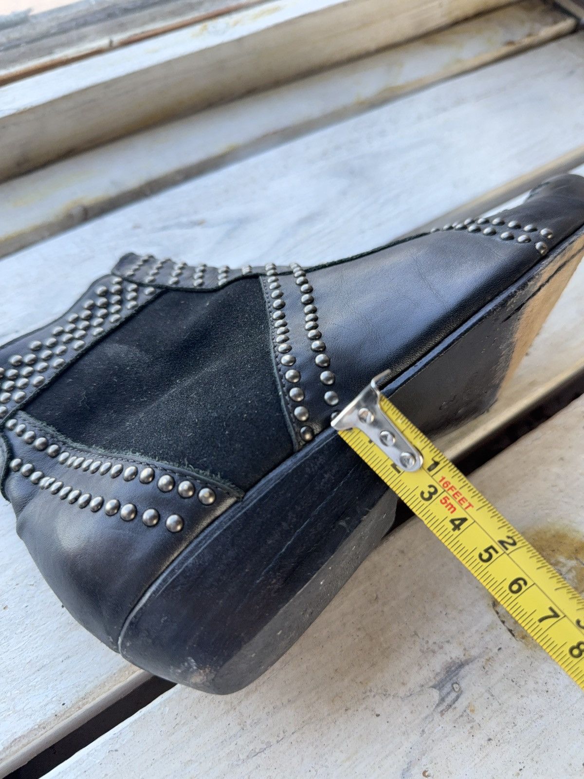 Anine Bing Anine Bing 00s Studded Western Leather Boots Made USA Size US 6.5 / IT 36.5 - 22 Thumbnail