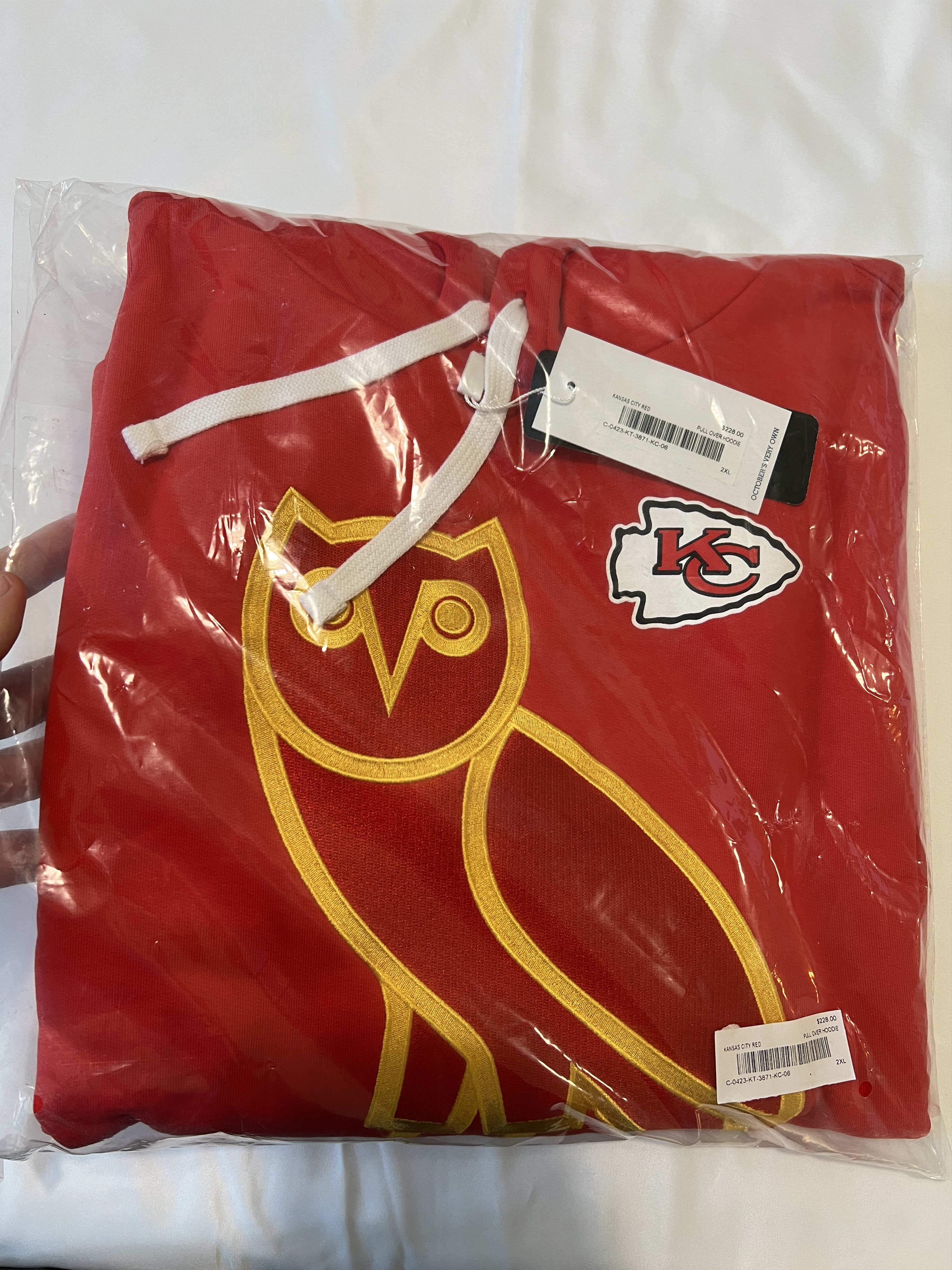 Drake OVO x NFL KANSAS CITY CHIEFS OG HOODIE Size US XXL / EU 58 / 5 - 1 Thumbnail