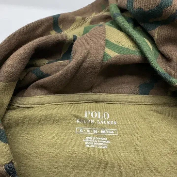 Polo Ralph Lauren Polo Ralph Lauren Camo Pony Embroidery Zip Hoodie. Size US XL / EU 56 / 4 - 4 Thumbnail