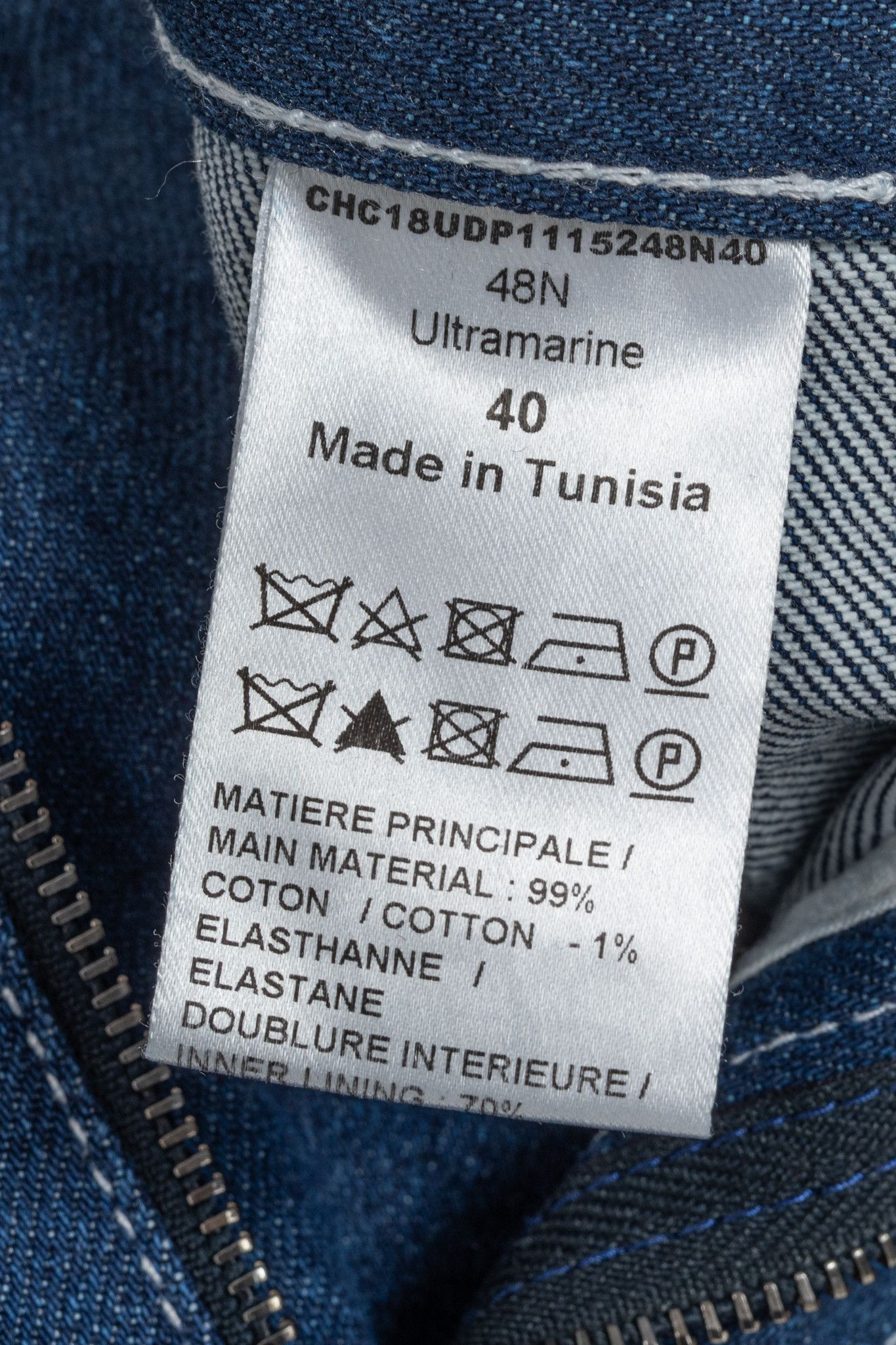 Chloe Chloe SS18 Runway Cotton Denim Cropped Circle-Stitch Jeans Size 28" / US 6 / IT 42 - 11 Thumbnail