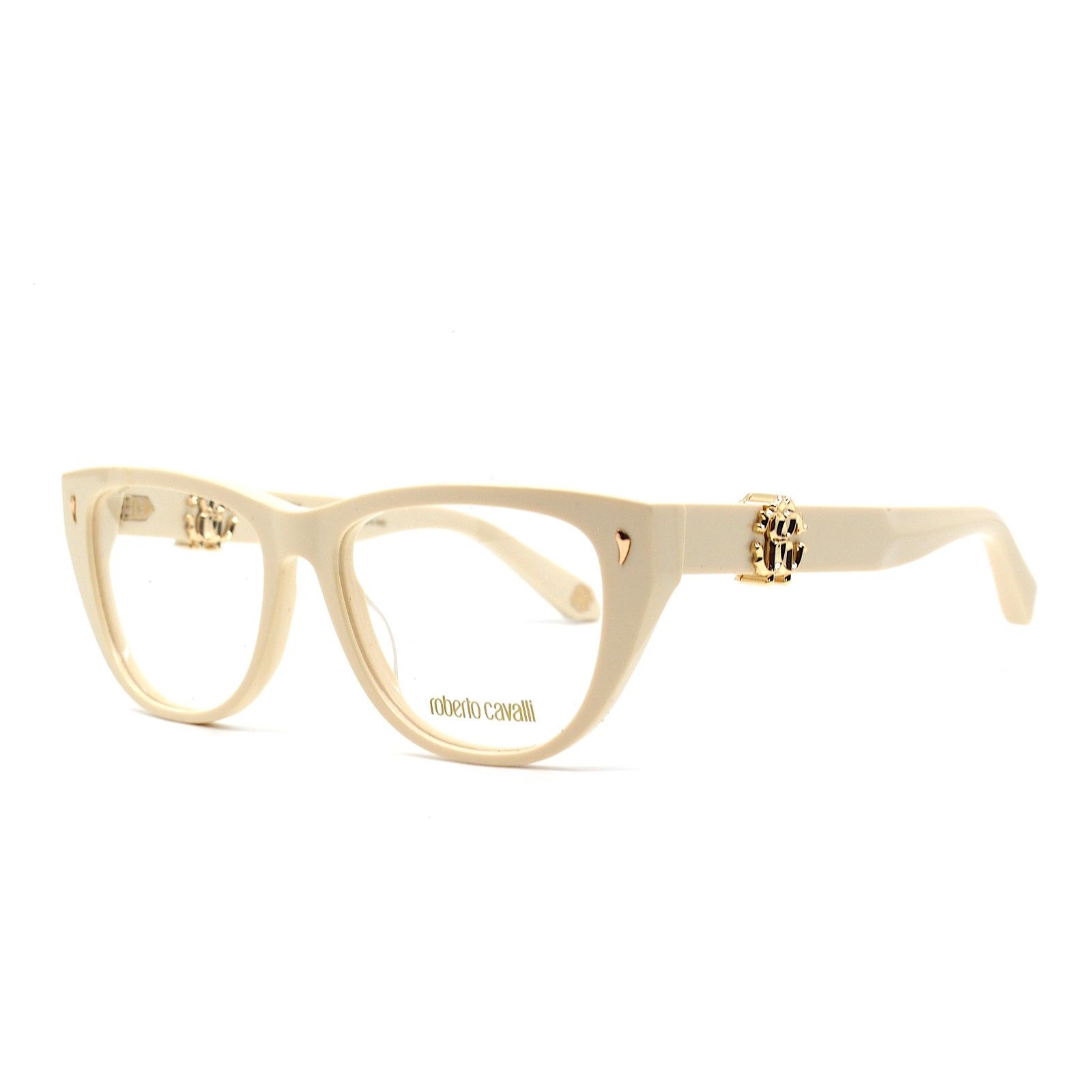 Roberto Cavalli NEW ROBERTO CAVALLI VRC045 09X7 IVORY EYEGLASSES FRAME Size ONE SIZE - 4 Thumbnail