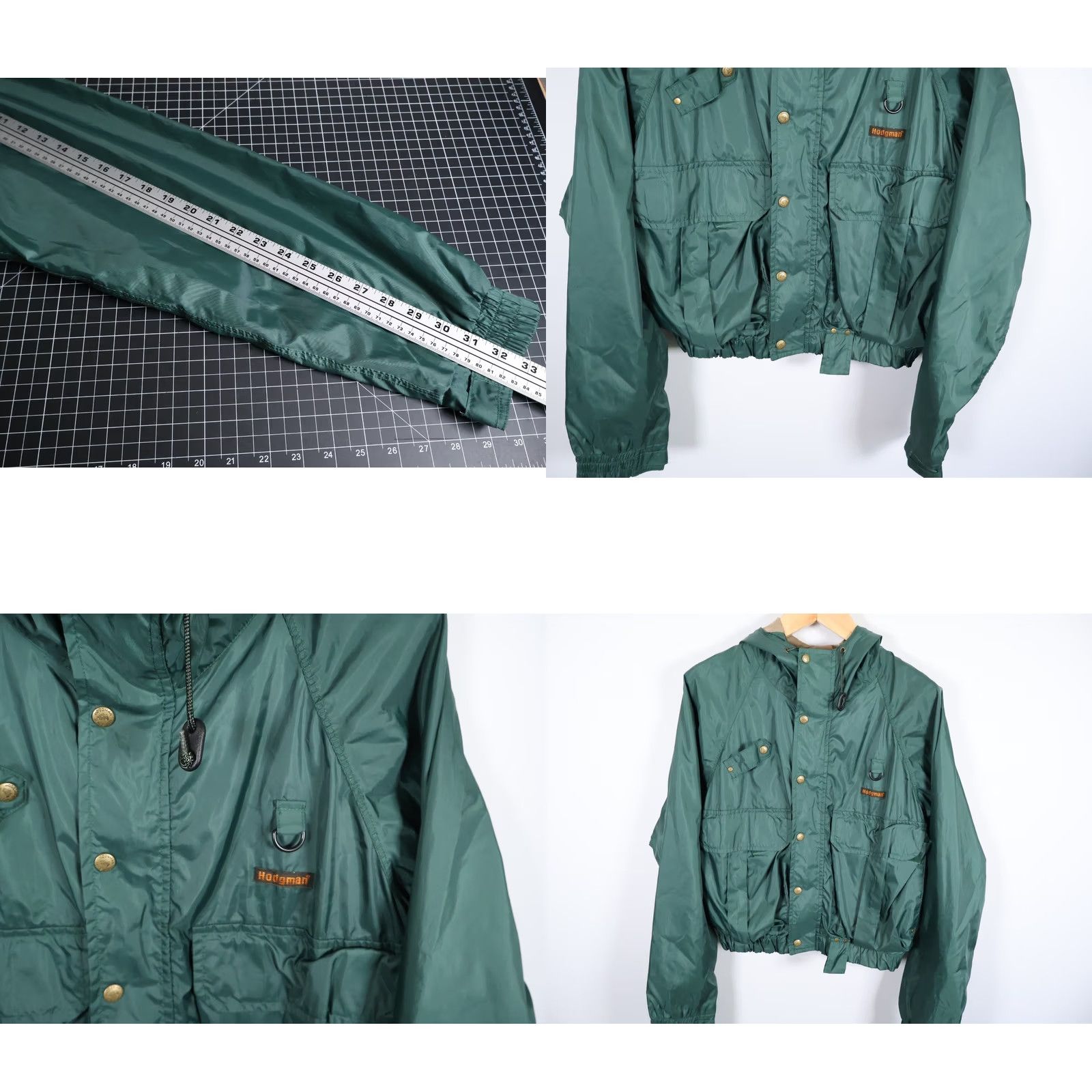 Vintage VINTAGE Hodgman Jacket Men's Medium Green Hooded Fishing Wading Zip Up Size US M / EU 48-50 / 2 - 8 Thumbnail