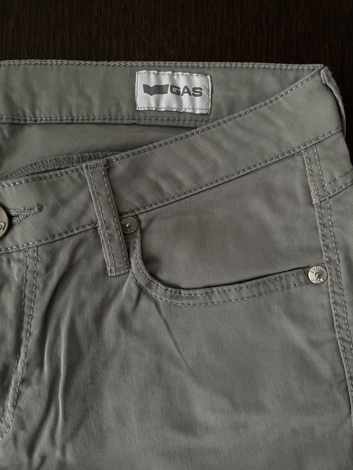 GAS Gas gray capri shorts Size 28" / US 6 / IT 42 - 3 Thumbnail