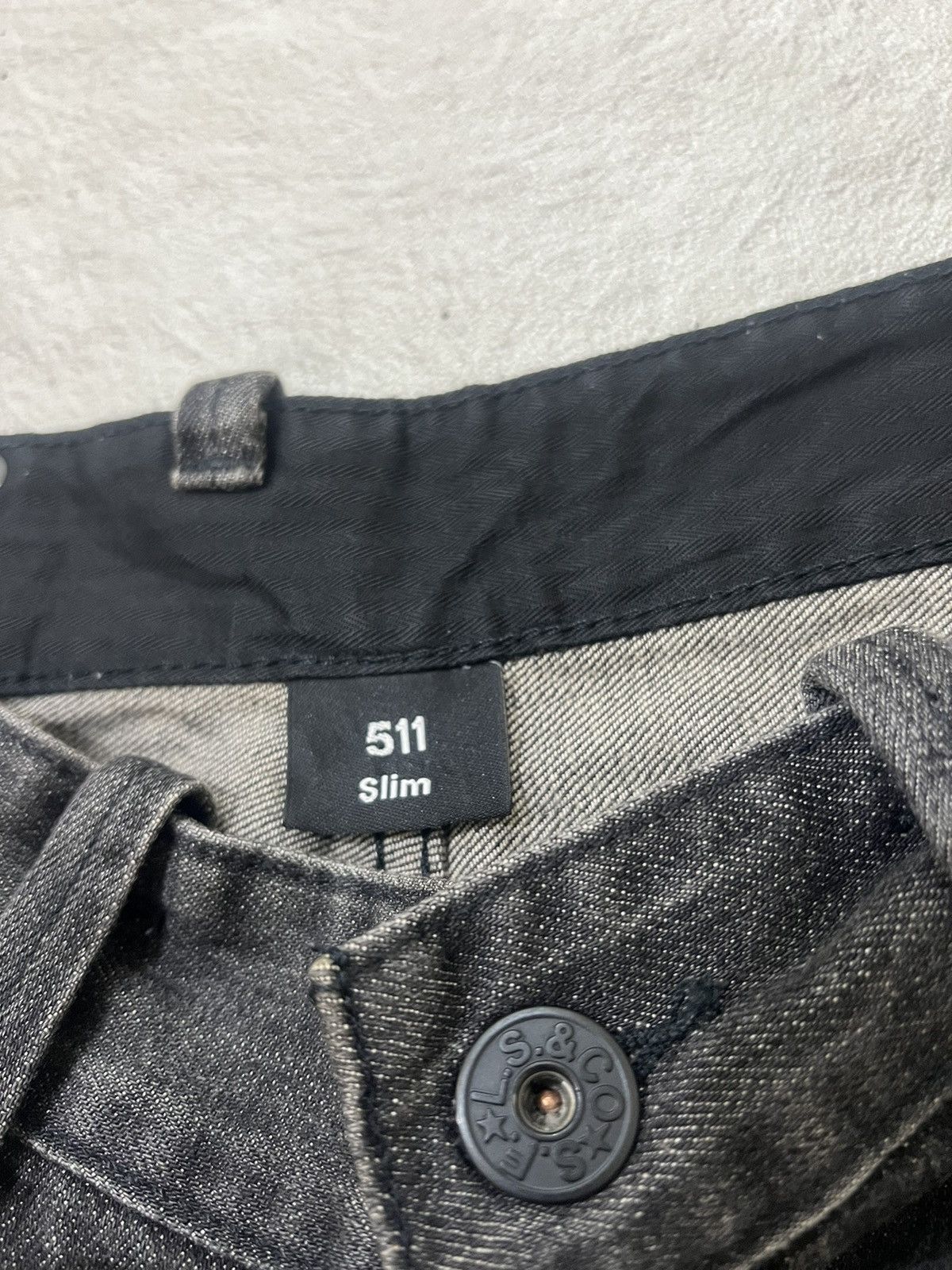 Number (N)ine 2000s Levis Cdg Helmut Studded Wash Jeans y2k Lgb Ifsix Size US 32 / EU 48 - 8 Thumbnail