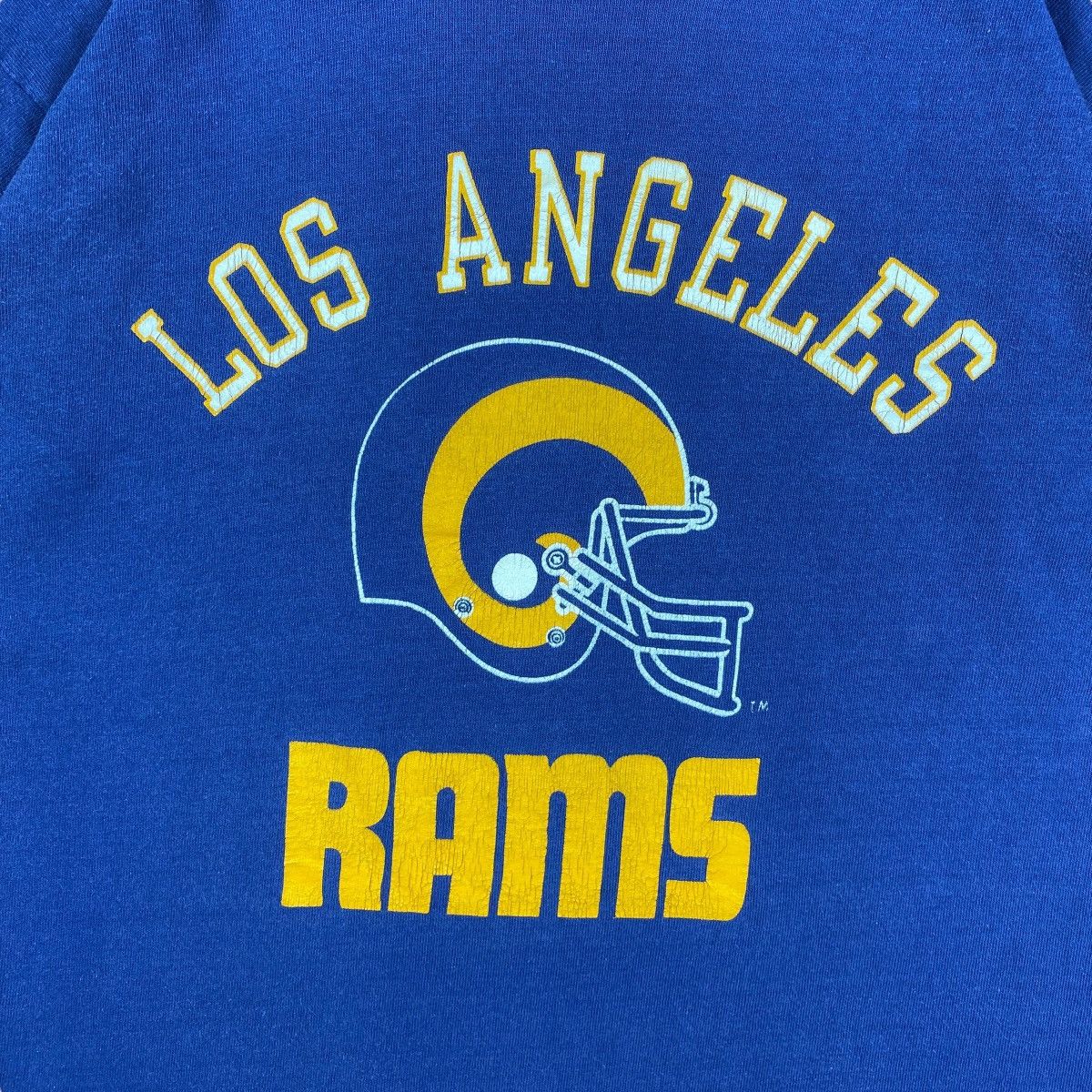 Champion × NFL × Vintage Vintage 80's LOS ANGELES RAMS Nfl Champion Tee Shirt Size US M / EU 48-50 / 2 - 2 Thumbnail