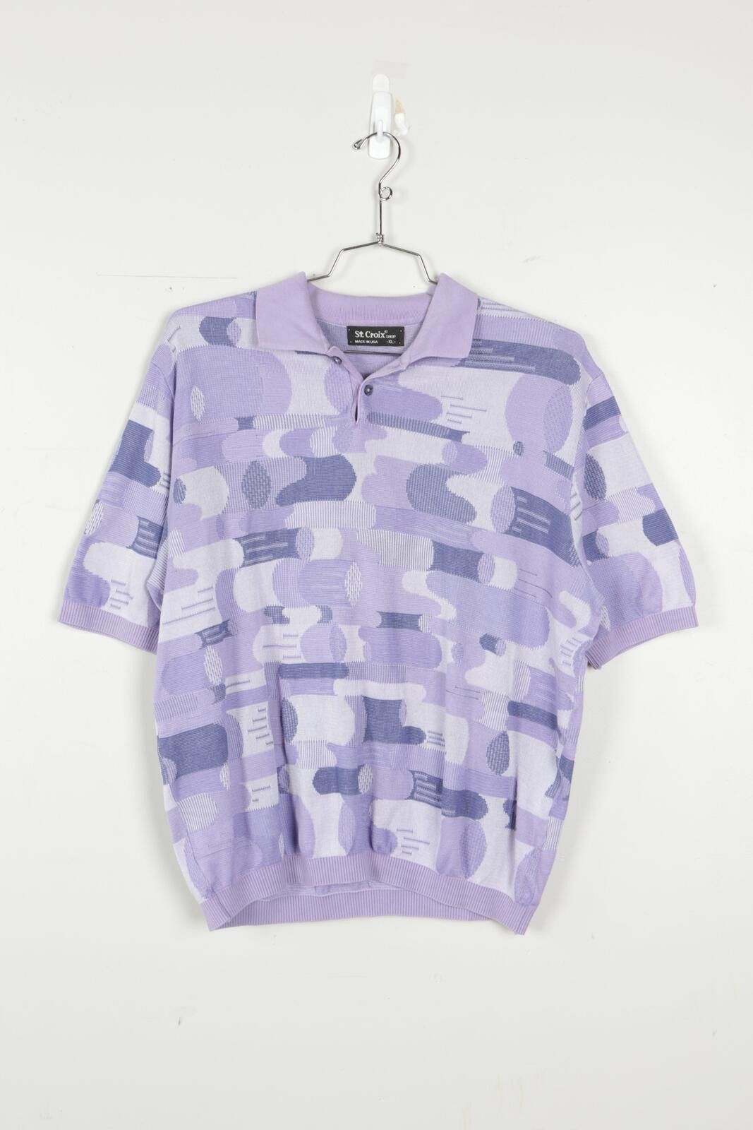 St. Croix 00's St.Croix Abstract Short Sleeve Polo Size US XL / EU 56 / 4 - 1 Thumbnail